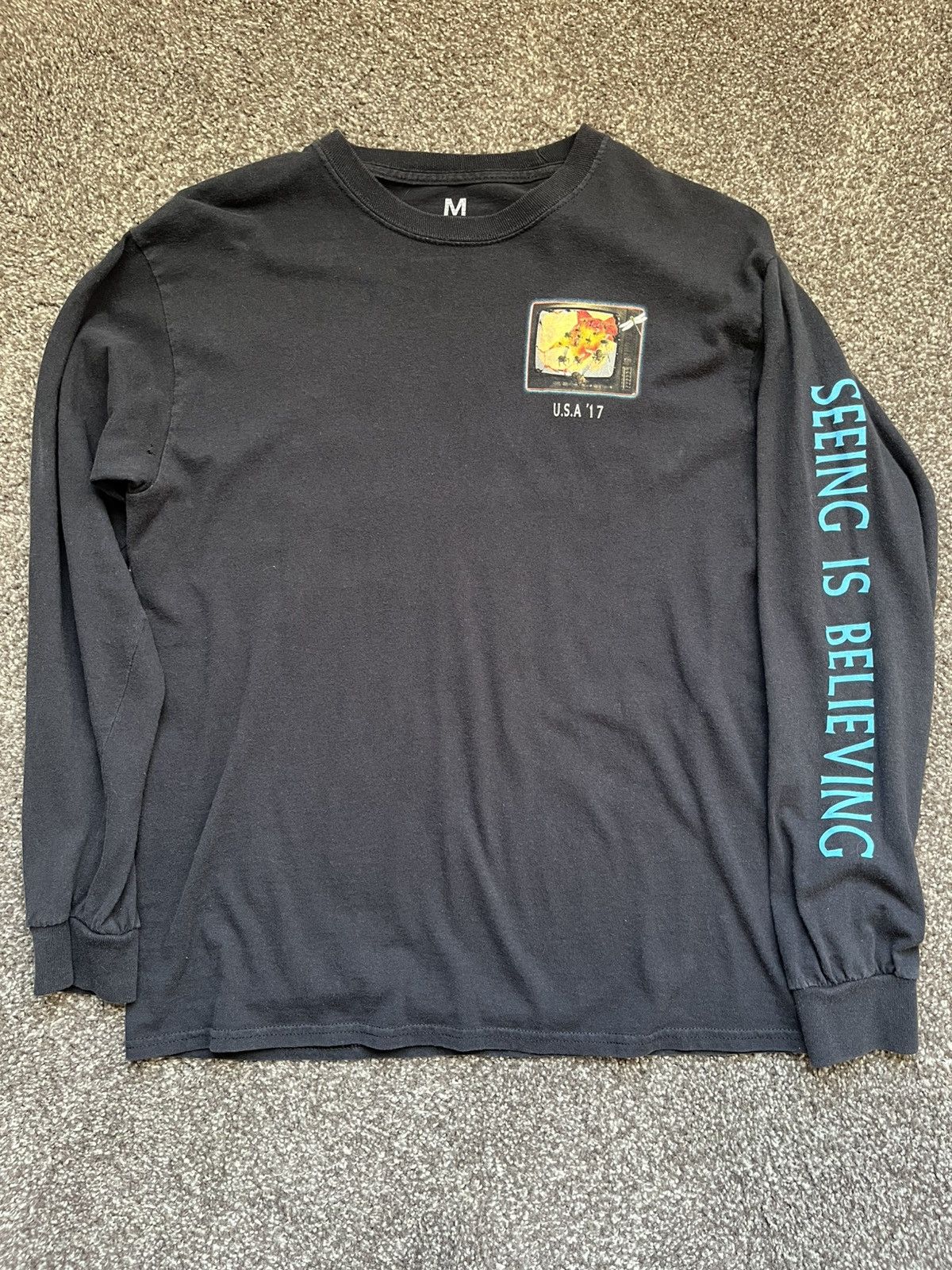 Travis Scott Travis Scott 2017 tour shirt Size US M / EU 48-50 / 2 - 1 Thumbnail