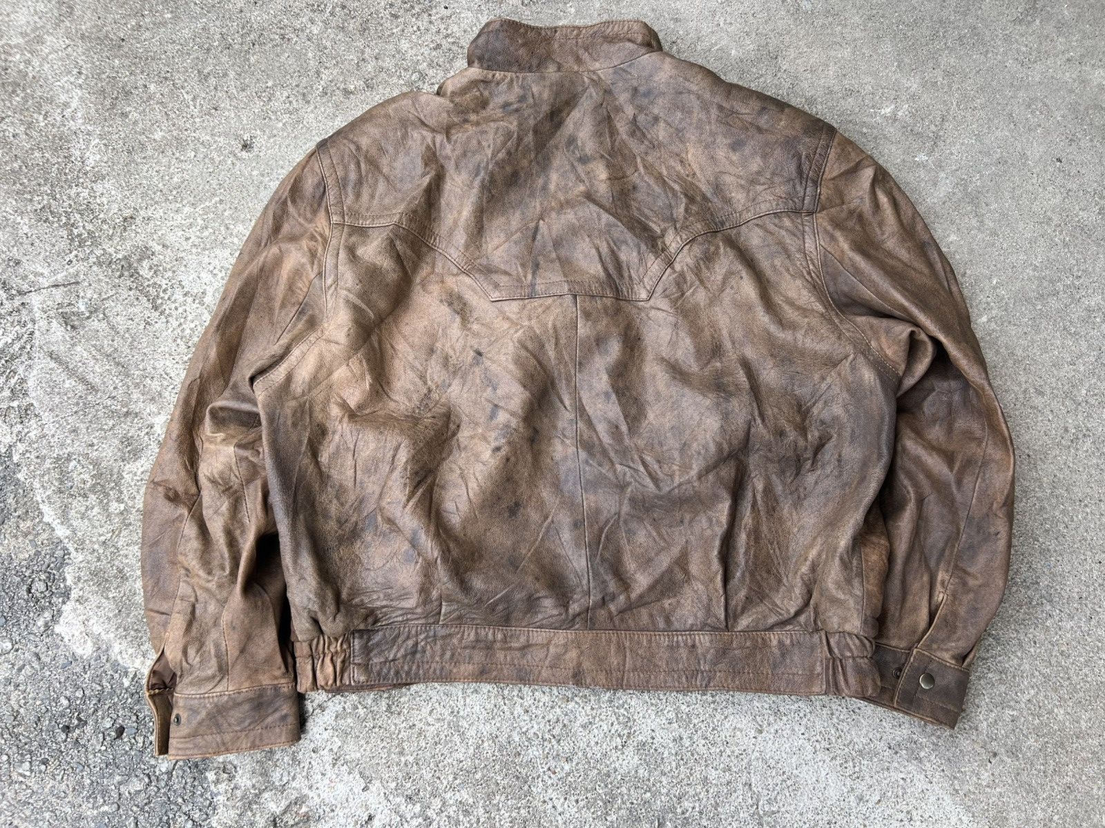 Vera Pelle Vera Pelle Vintage Leather Jacket Size US XL / EU 56 / 4 - 8 Thumbnail