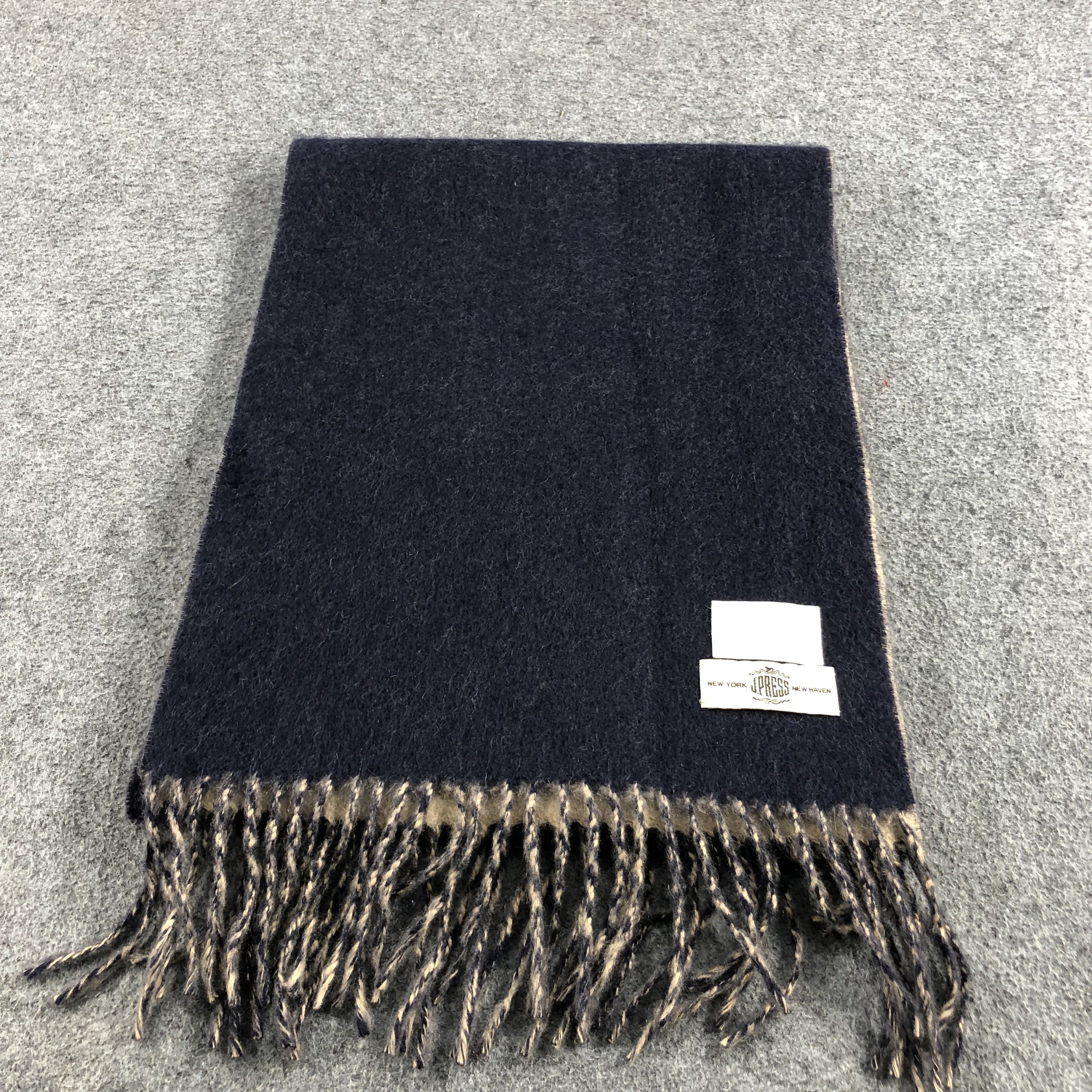 J. Press J. Press Cashmere Scarf Muffler V954 Size ONE SIZE - 2 Thumbnail