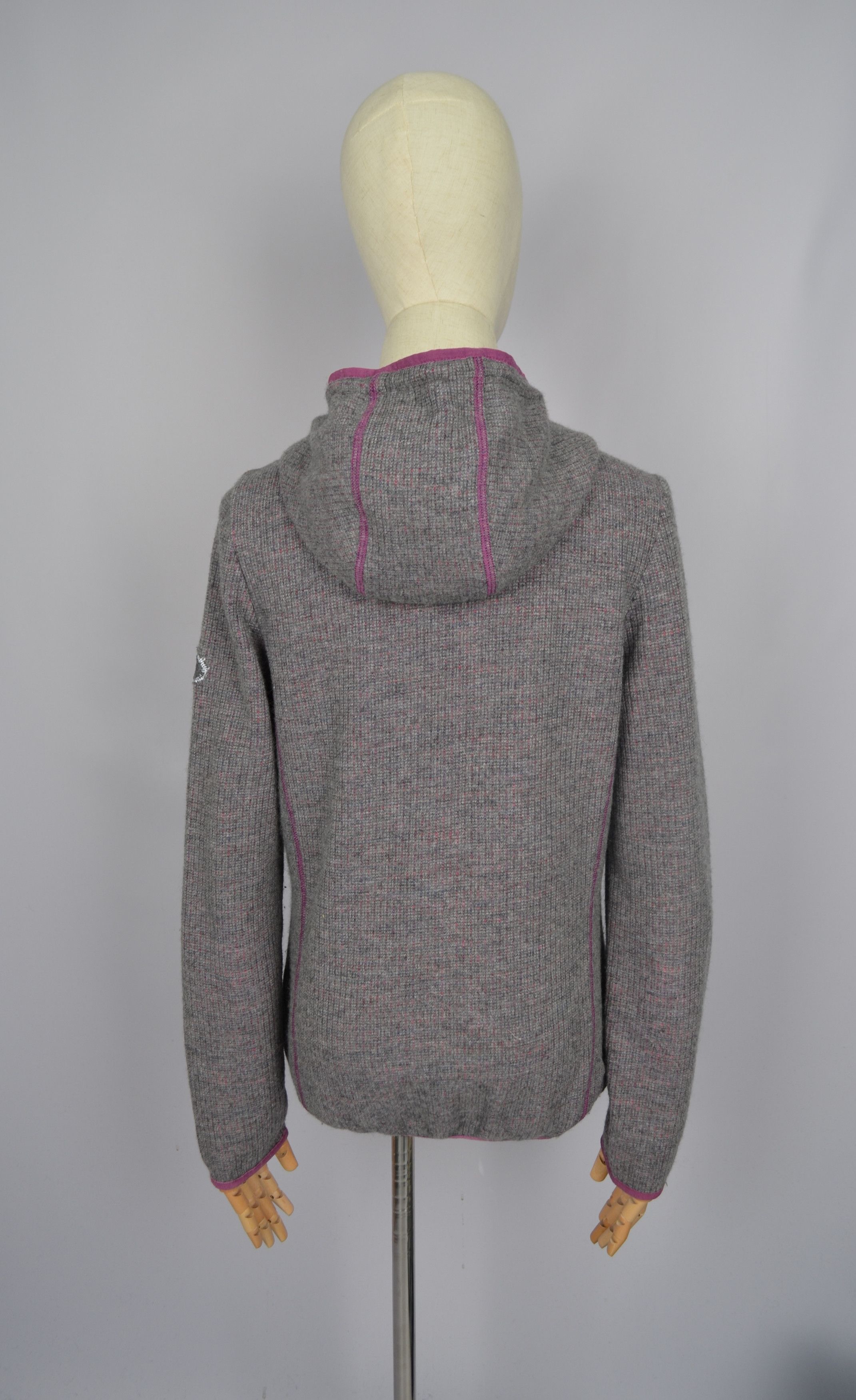 Designer Almgwand Austria Knit Full Zip Lined Jacket Hoodie Ski Apres Size M / US 6-8 / IT 42-44 - 11 Thumbnail
