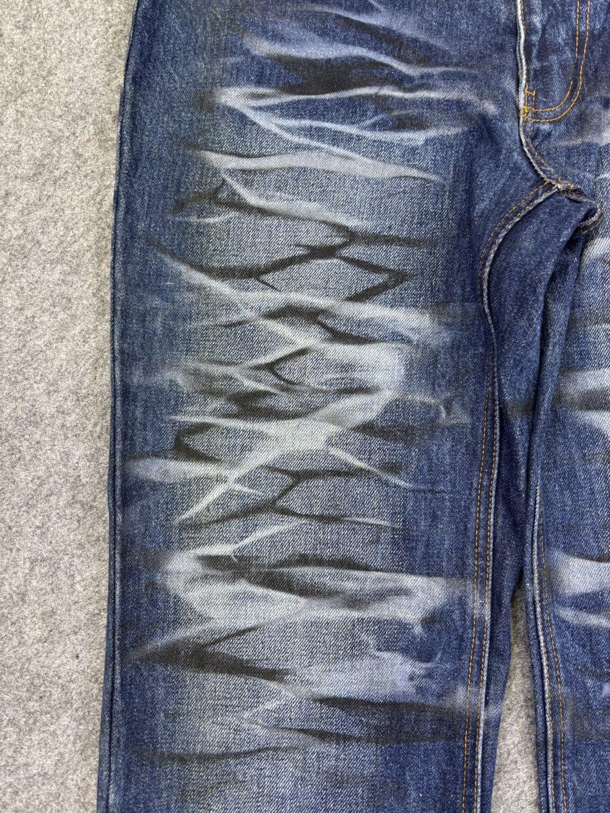 Japanese Brand 💥Artisanal💥LGarage Raw Fades Style Denim F957 Size US 33 - 6 Thumbnail