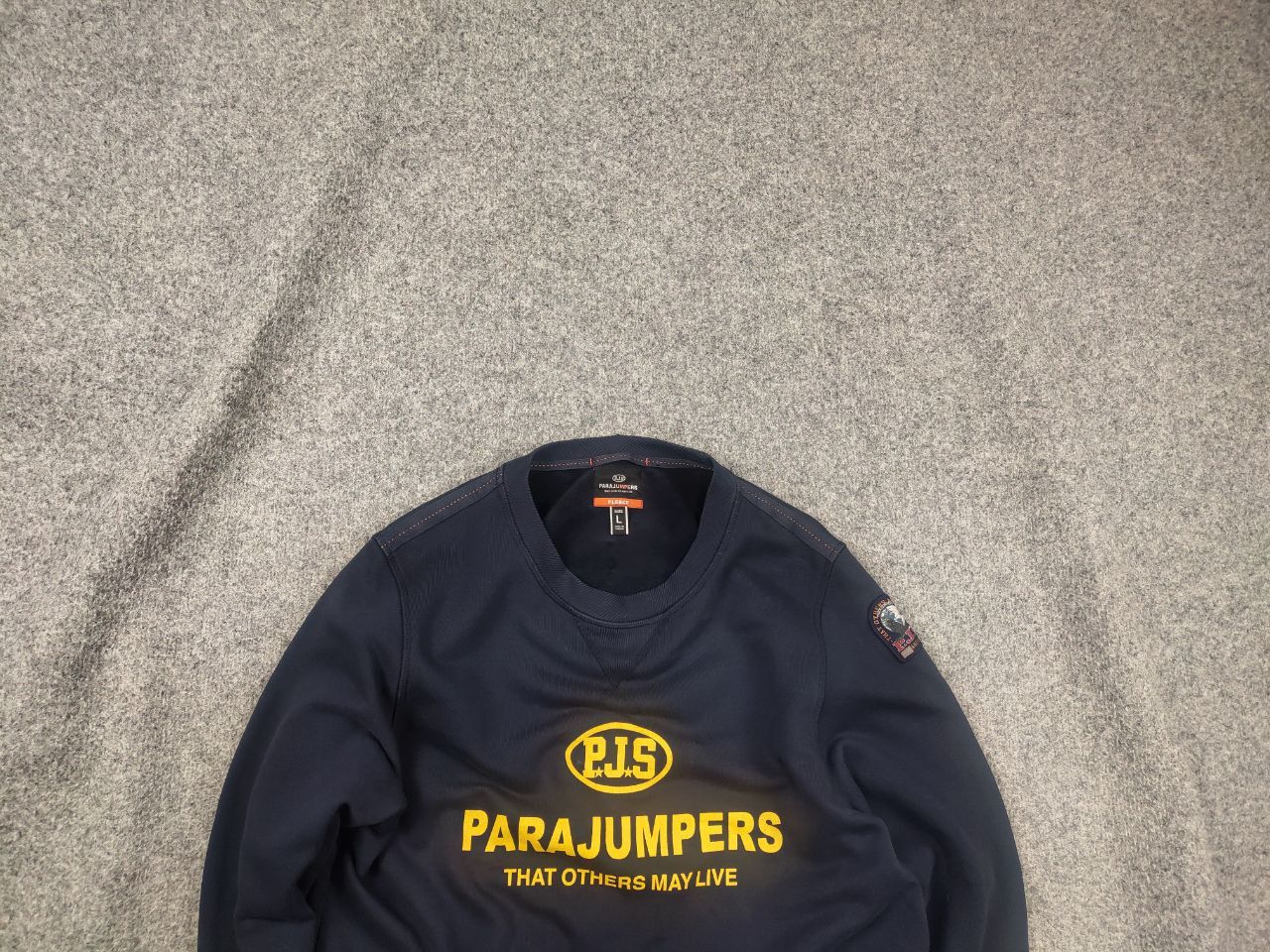 Parajumpers Parajumpers PJS Toml Logo Jumper Navy Crew chek Sweatshirt Size US L / EU 52-54 / 3 - 1 Thumbnail