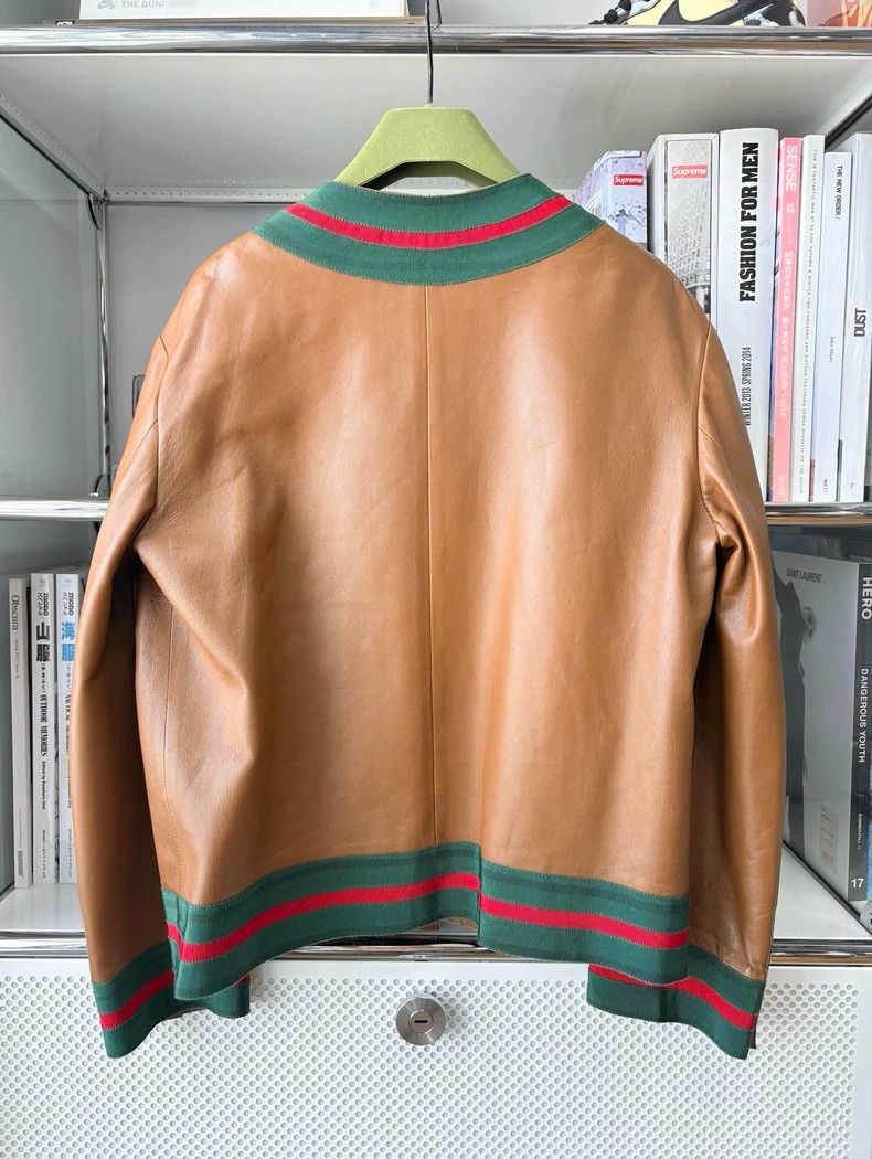 Gucci Gucci Catwalk brown lambskin four-pocket leather jacket Size XS / US 0-2 / IT 36-38 - 4 Thumbnail