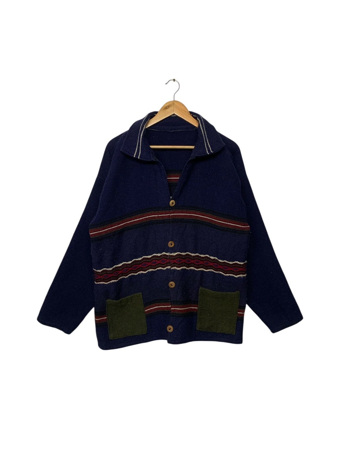 Handmade Vintage 90's Handmade Animal Motif Button Ups Jacket Size US L / EU 52-54 / 3 - 4 Thumbnail