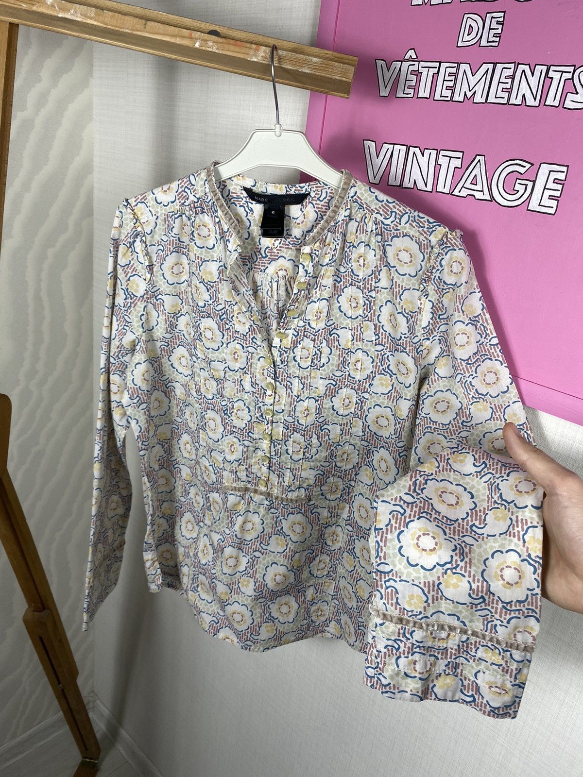 Marc Jacobs Marc Jacobs Blouse Flower Size S / US 4 / IT 40 - 10 Thumbnail