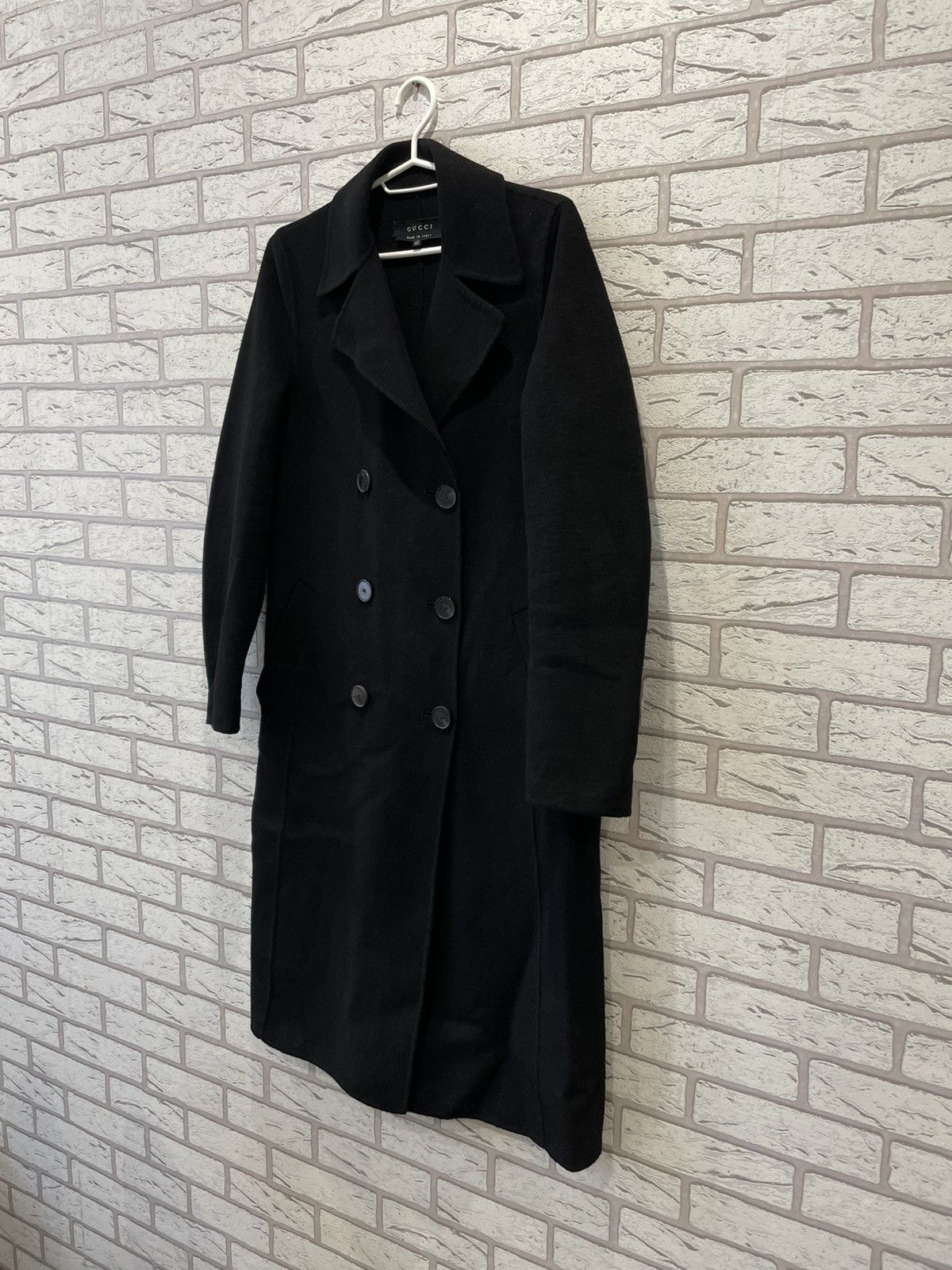 Gucci Vintage Gucci Wool Coat Jacket Trench Handmade Made In Italy Size M / US 6-8 / IT 42-44 - 2 Thumbnail