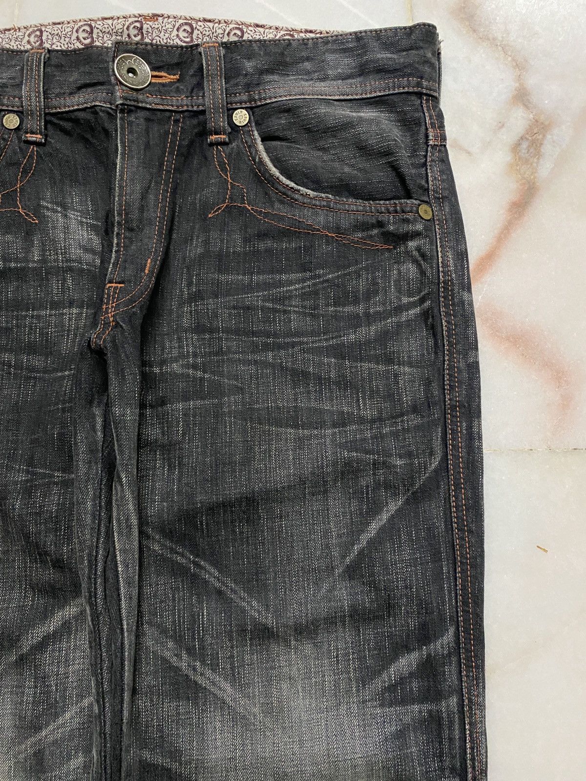 Edwin 💥Rare Vintage 90s Style Edwin Stone Washed Sick Faded Jean Size US 32 / EU 48 - 9 Thumbnail