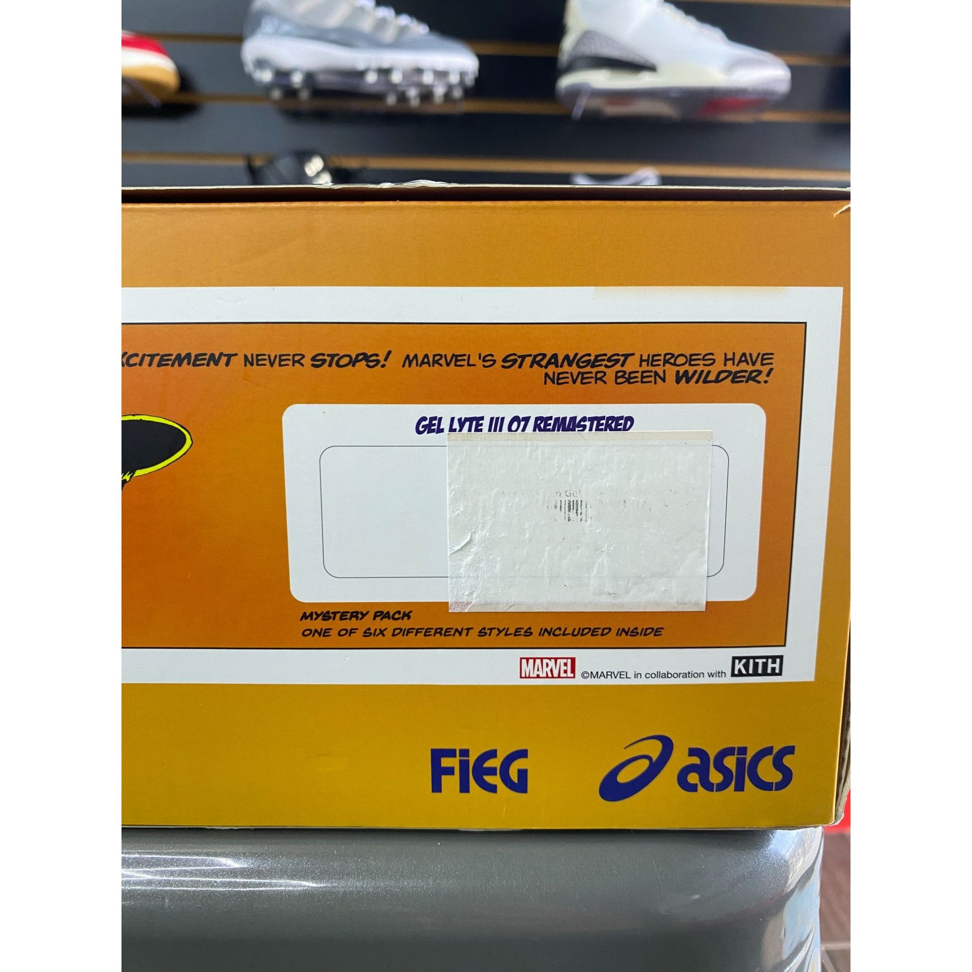 Asics × Kith × Marvel Comics ASICS GEL LYTE 3 X KITH X MARVEL REMASTERD WOLVERINE 1975 SZ Size US 9 / EU 42 - 7 Thumbnail