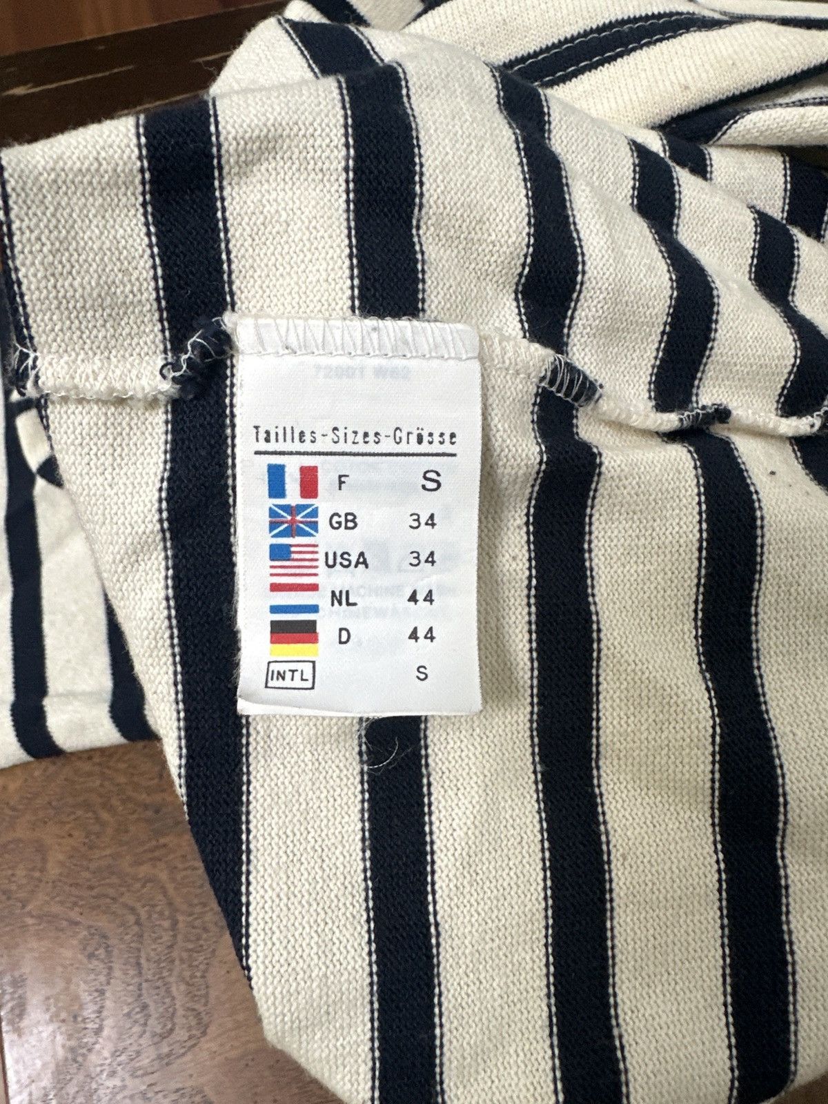 Saint James Navy Stripe Nautical Hoodie Size US S / EU 44-46 / 1 - 10 Thumbnail