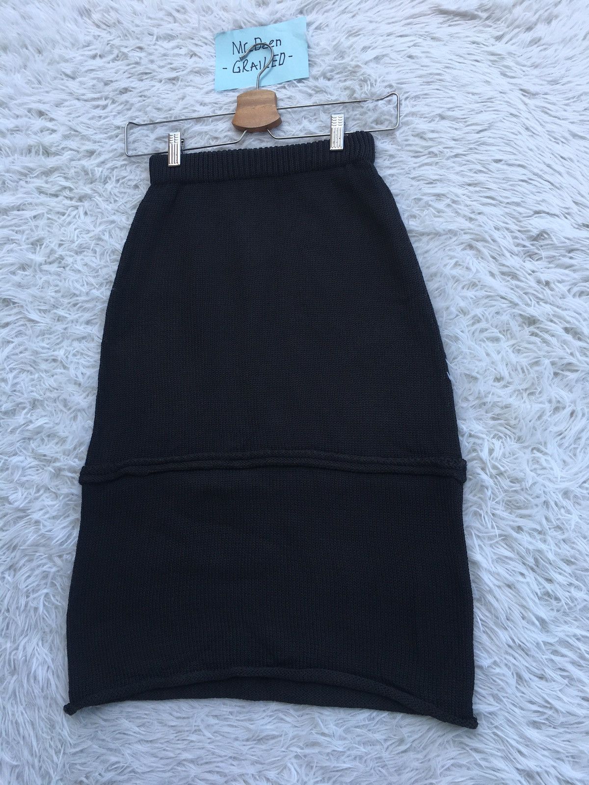 Yohji Yamamoto Rare Vintage Yohji Yamamoto Midi Skirt Size 23" - 3 Thumbnail