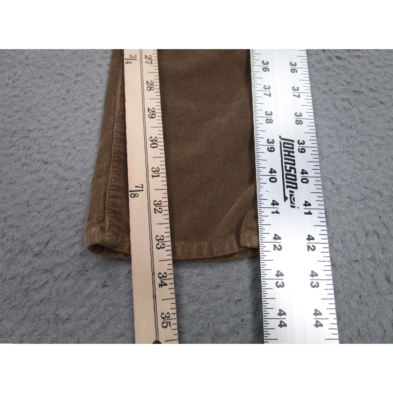 Vince Vince Pants Women 31 Brown Corduroy Trousers Slim Skinny Straight Fall Womens Size 24" / US 00 / IT 34 - 4 Thumbnail