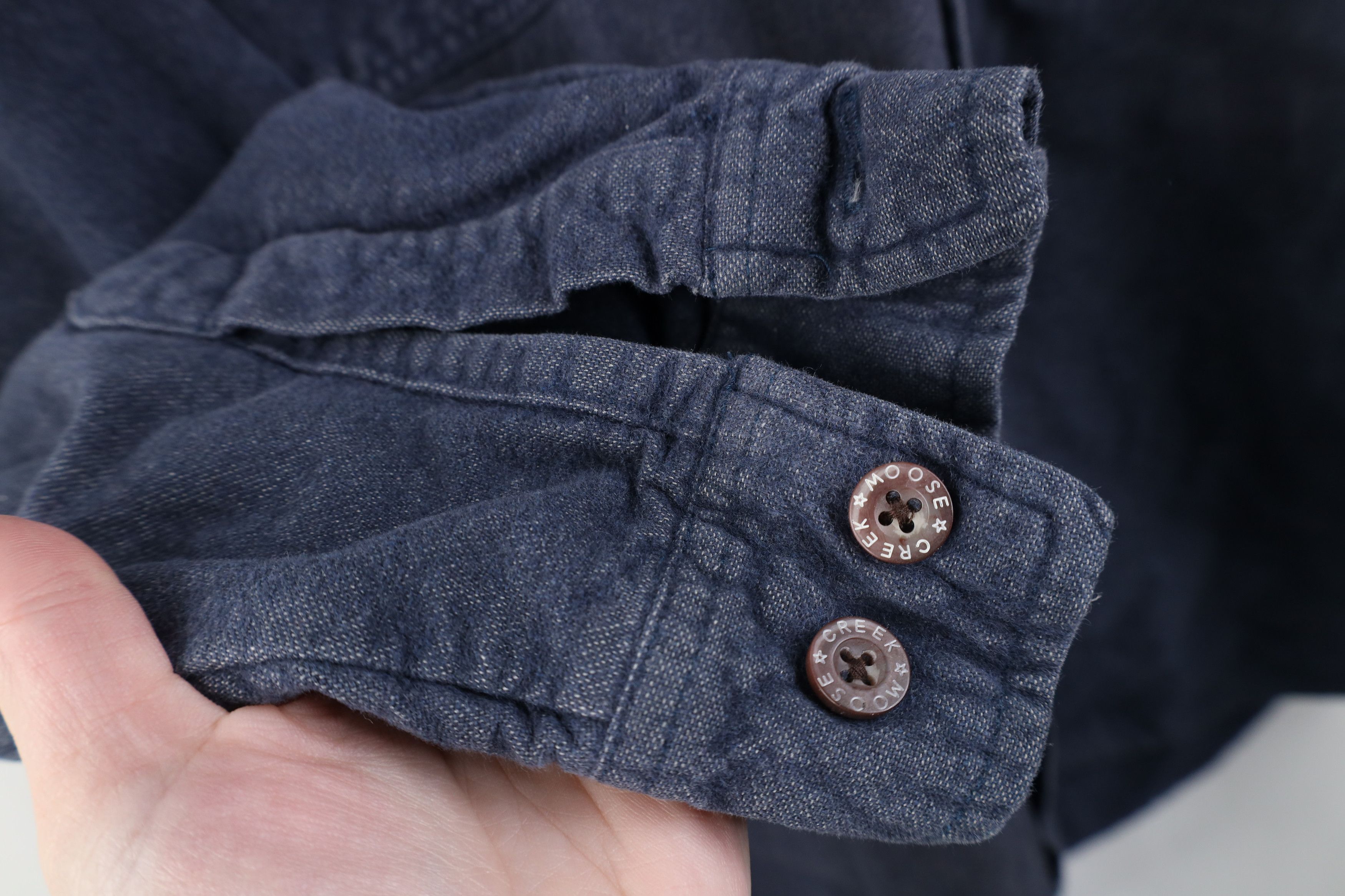 Vintage Vintage 90s Y2K Streetwear Heavy Chamois Cloth Button Shirt Size US XL / EU 56 / 4 - 7 Thumbnail