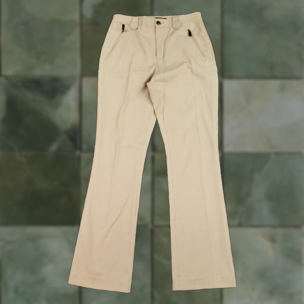 Ralph Lauren Lauren Ralph Lauren Womens Pants Extra Large XL Beige Bootcut Zip Pockets Stretch Size 27" / US 4 / IT 40 - 1 Thumbnail