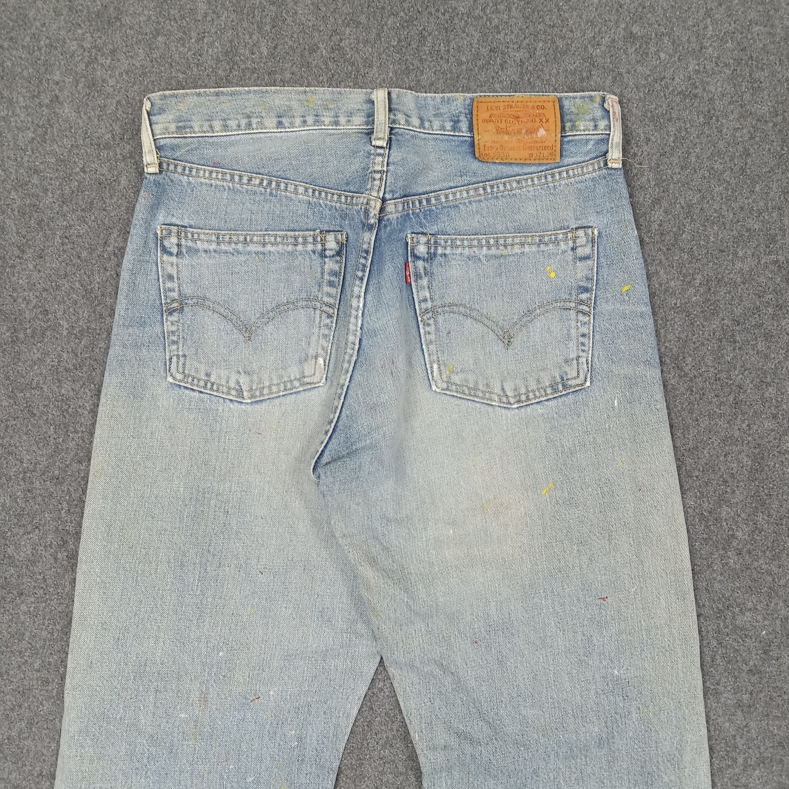 Levi's Levi's American Paint Art Distressed Denim Jeans c235n27 Size US 31 - 7 Thumbnail
