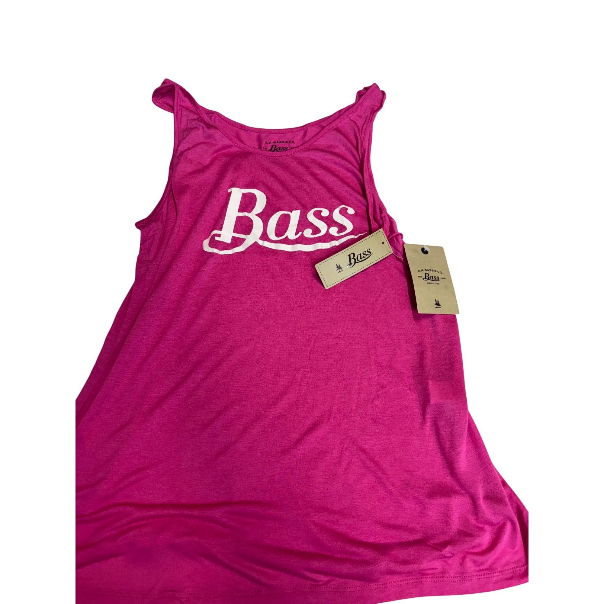 Other G.H. Bass & Co. Women's Logo Tank Top, Pink, Sz. S Size S / US 4 / IT 40 - 7 Thumbnail