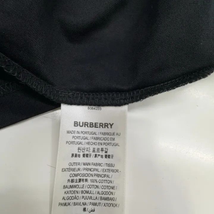 Burberry Burberry Burberry Black Letter Print Short Sleeve T-Shirt- Size US XXL / EU 58 / 5 - 3 Thumbnail