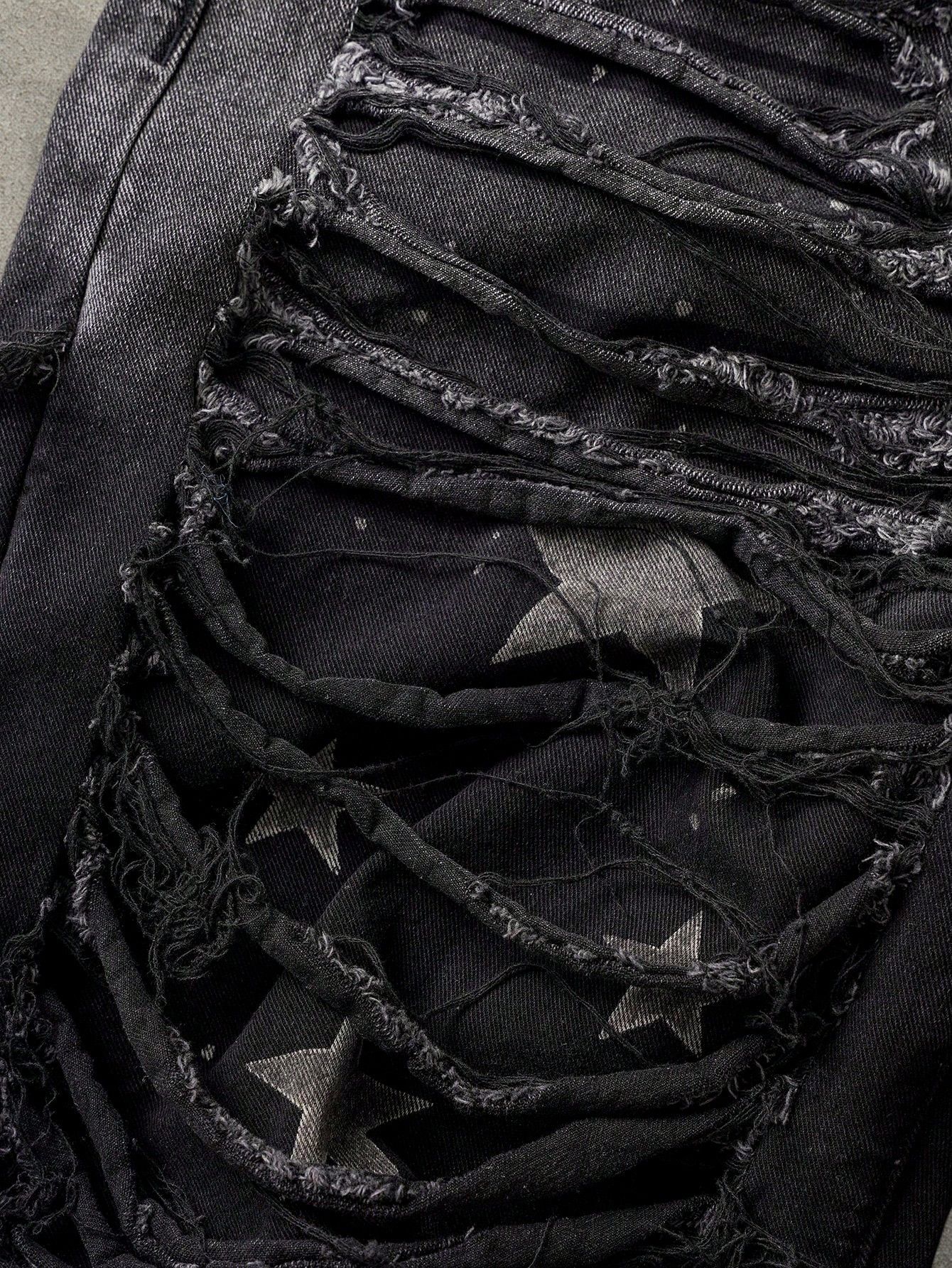 Japanese Brand Ripped opium shorts Size US 32 / EU 48 - 4 Thumbnail