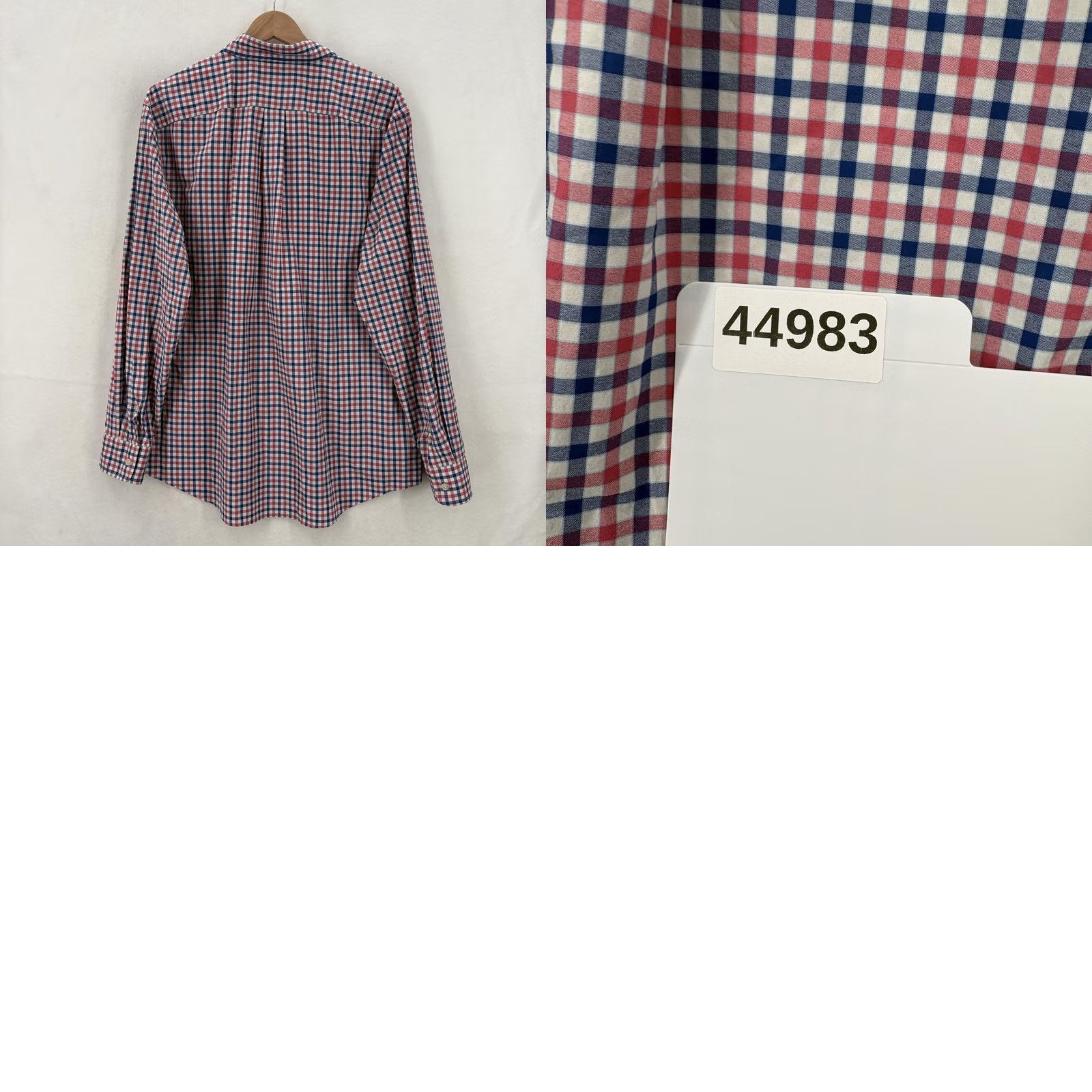 Vineyard Vines Vineyard Vines Shirt Mens Large Red Blue Plaid Performance Tucker Classic Fit Shirt Size US L / EU 52-54 / 3 - 9 Thumbnail