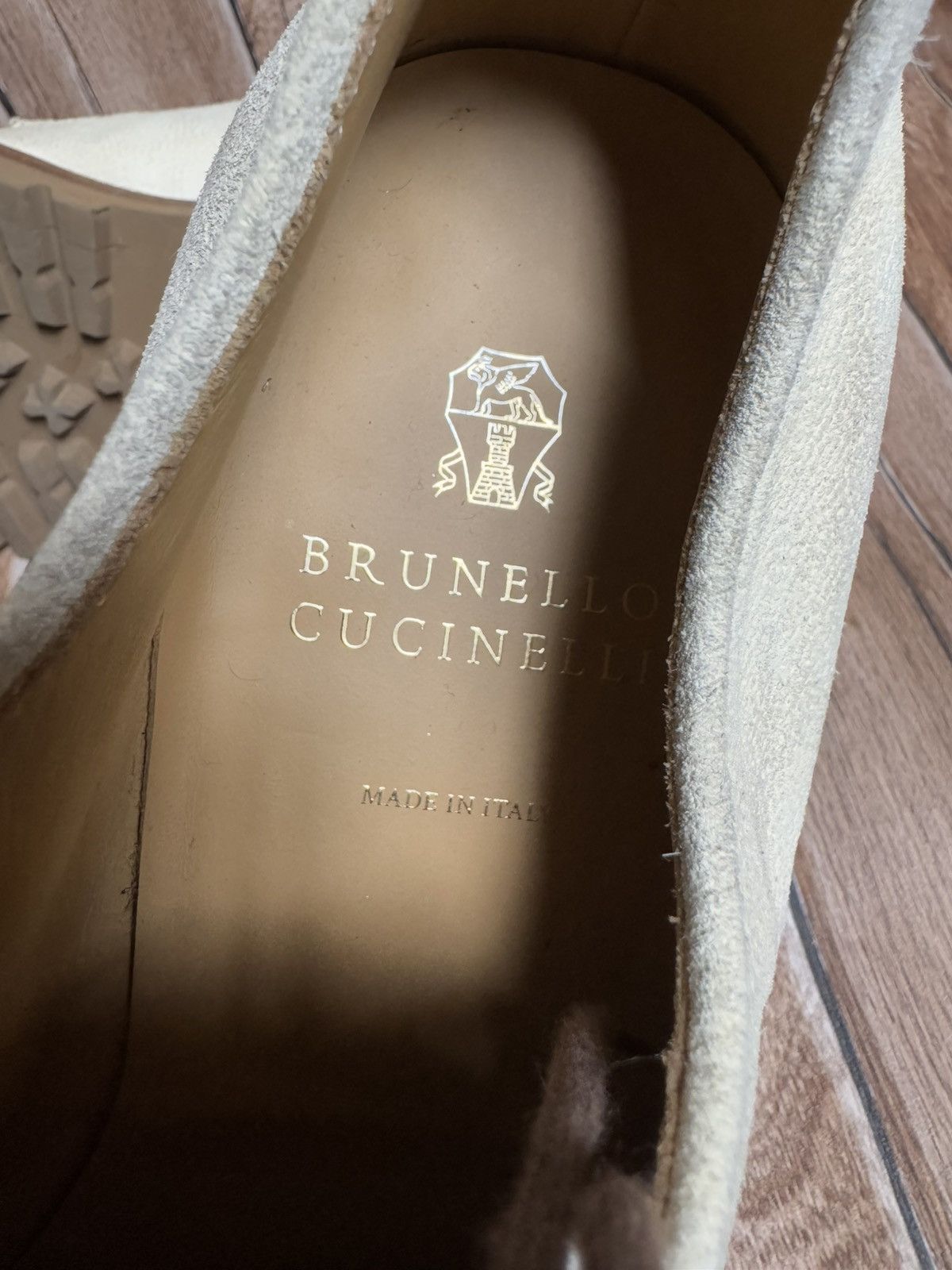 Brunello Cucinelli Panelled suede derby Size US 10 / EU 43 - 7 Thumbnail