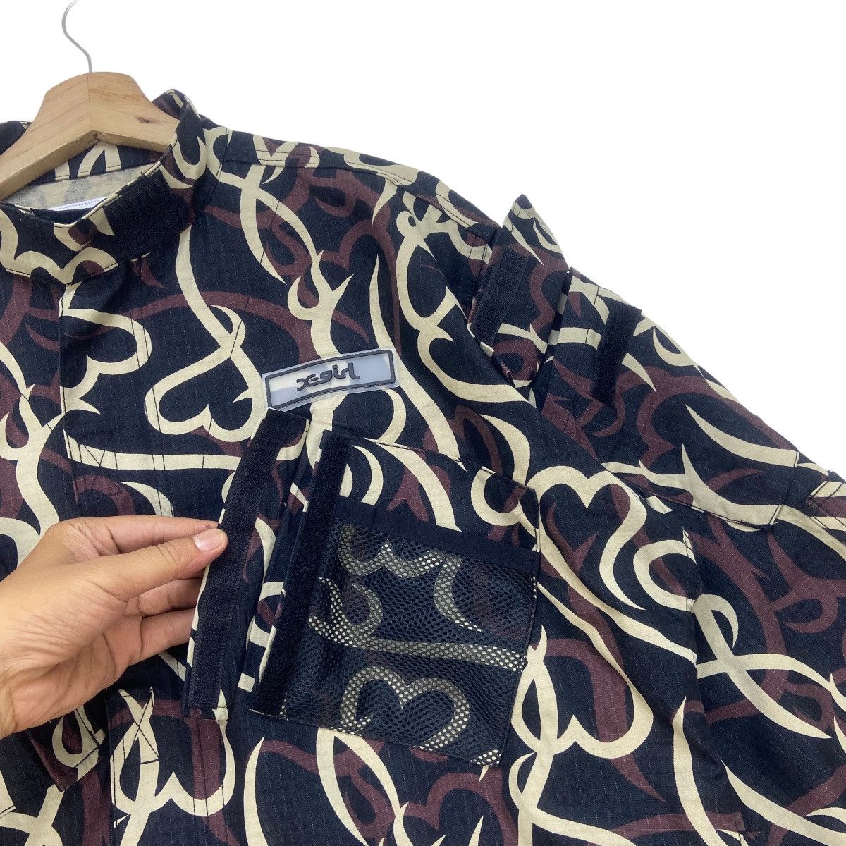 X-Girl X-girl Tribal Camo Multi Pockets Oversize Jacket Size M / US 6-8 / IT 42-44 - 8 Thumbnail
