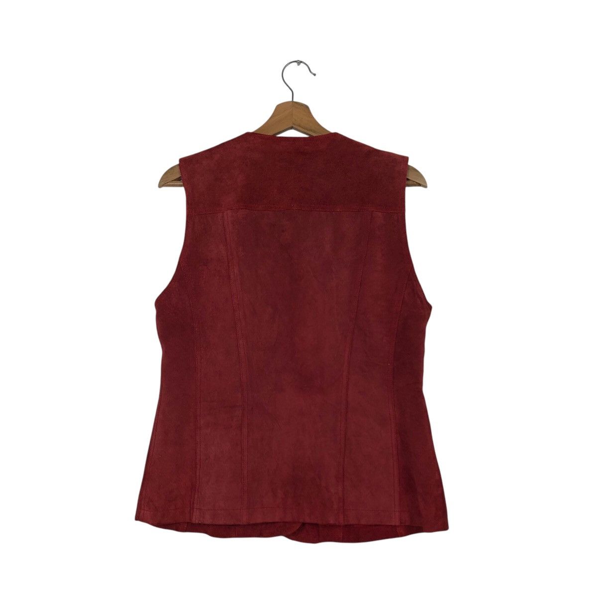 Japanese Brand 📌Vintage Leather Tank Top Vest Pesanteur Issey Miyake Size US M / EU 48-50 / 2 - 9 Thumbnail
