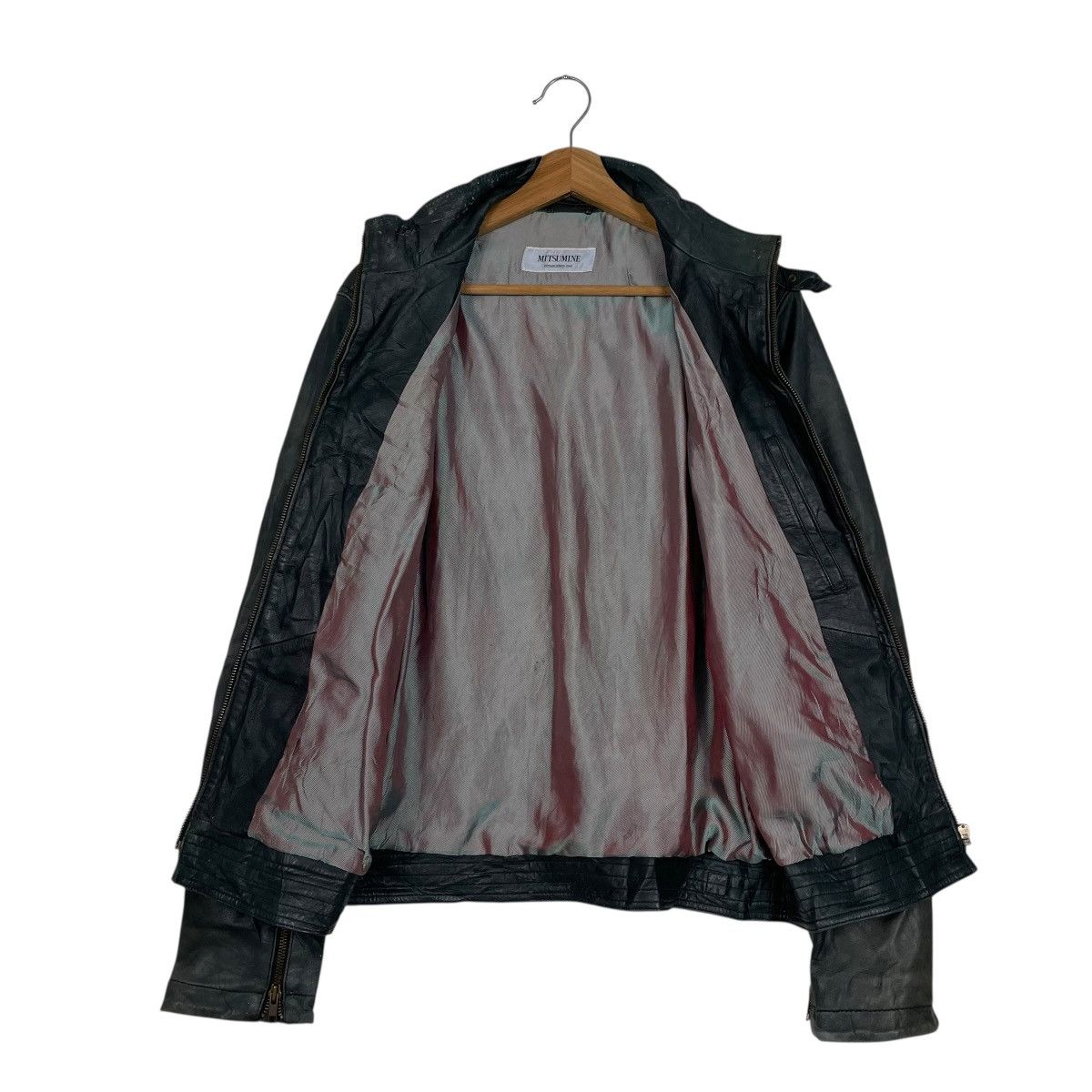 Japanese Brand Japanese Brand Mitsumine Motorcycle Biker Leather Jacket Size US S / EU 44-46 / 1 - 13 Thumbnail
