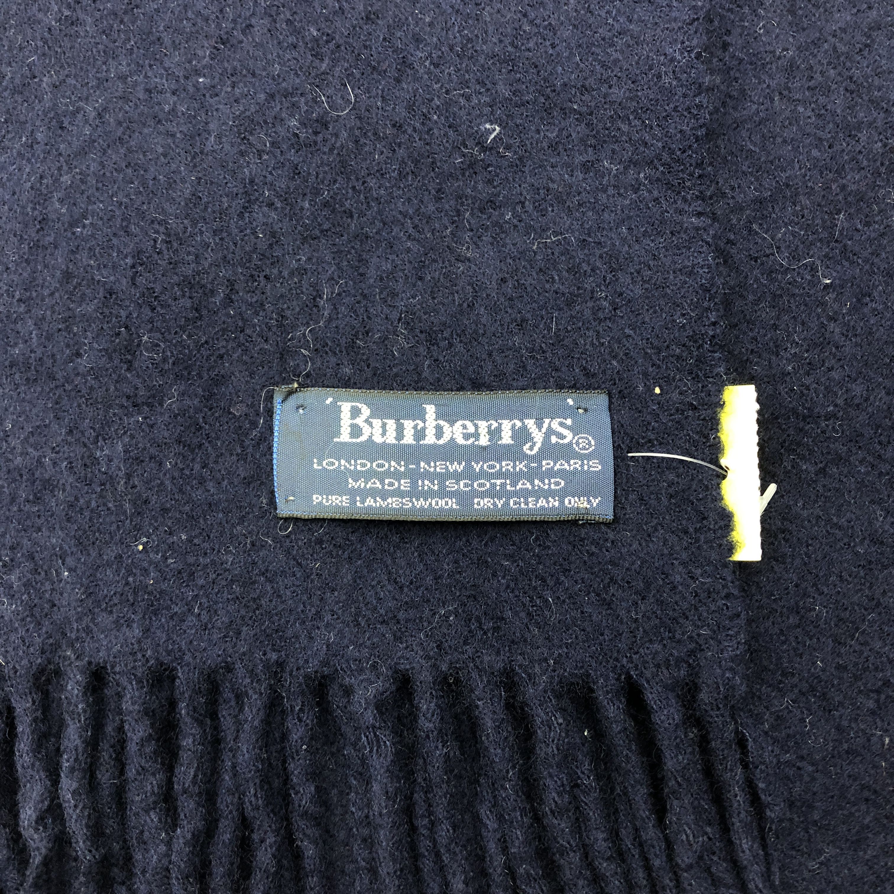 Burberry Vintage Burberry Scarf Muffler Wool Cashmere Scarves Size ONE SIZE - 4 Thumbnail