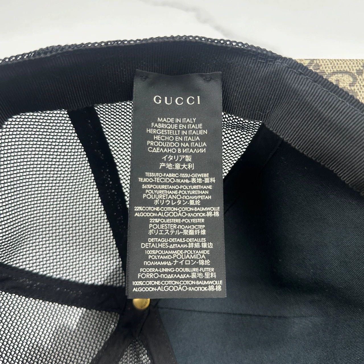 Gucci gucci tiger logo snapback baseball cap Size ONE SIZE - 5 Thumbnail