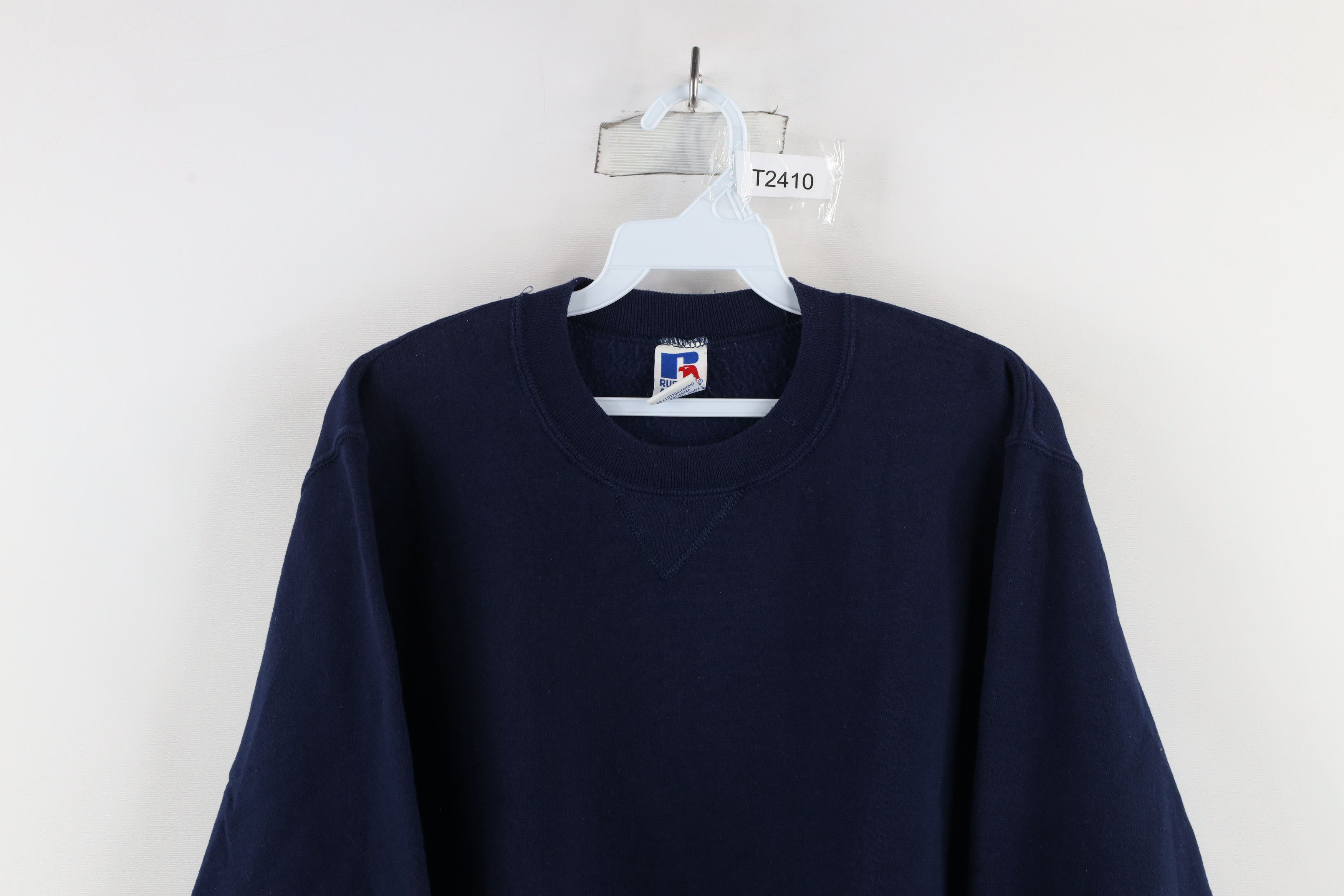 Russell Athletic × Vintage Vintage 90s Russell Athletic Crewneck Sweatshirt Blue USA Size US S / EU 44-46 / 1 - 2 Thumbnail