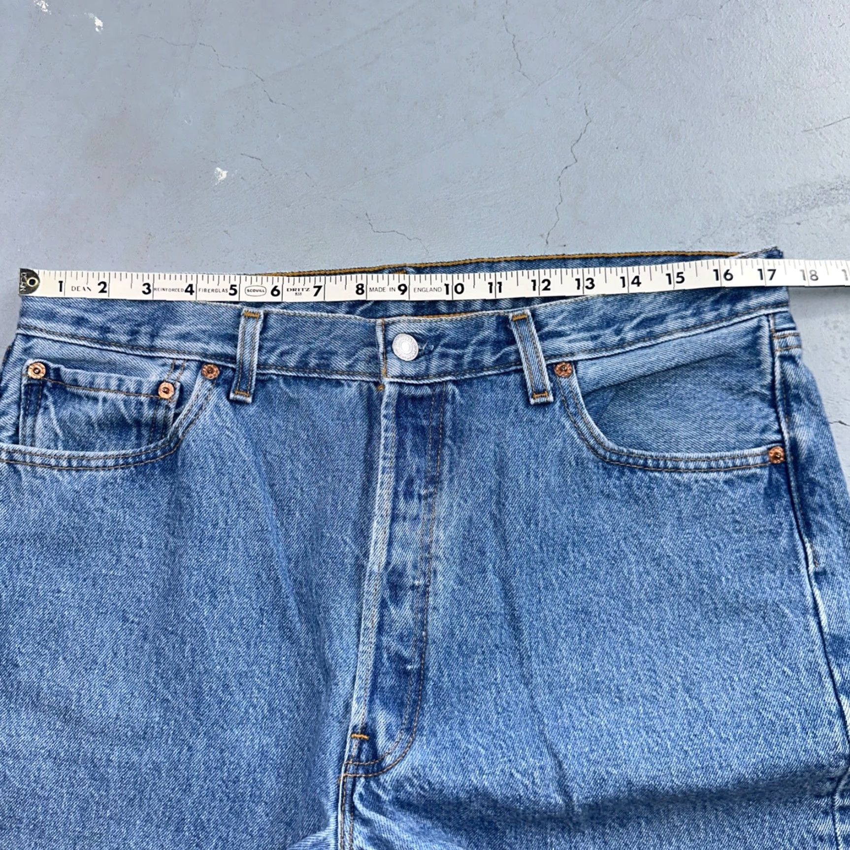 Levi's Levi's 501 Jeans Vintage 90s USA Straight Leg Blue 36x30 Regular Men Size US 36 / EU 52 - 7 Thumbnail