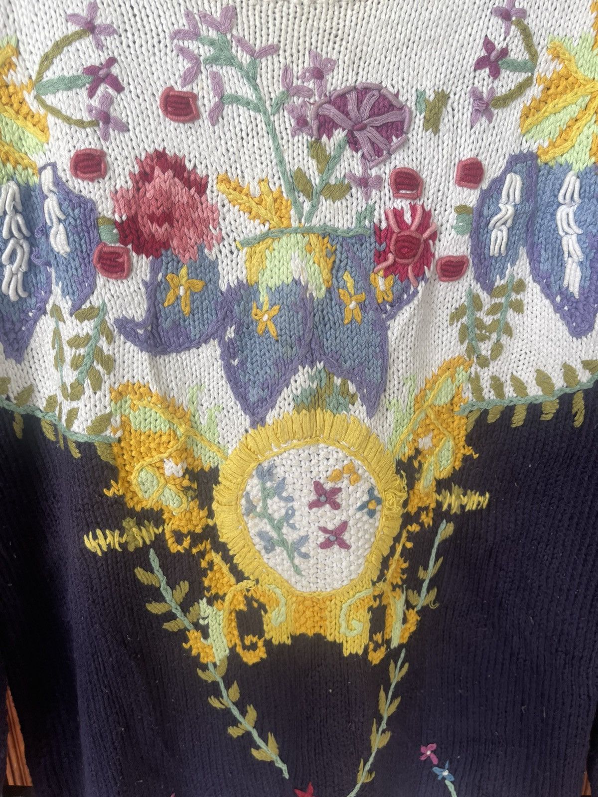 Designer × Handmade × Otto Very rare OTTO COLLECTION CABLE KNITWEAR Size M / US 6-8 / IT 42-44 - 5 Thumbnail