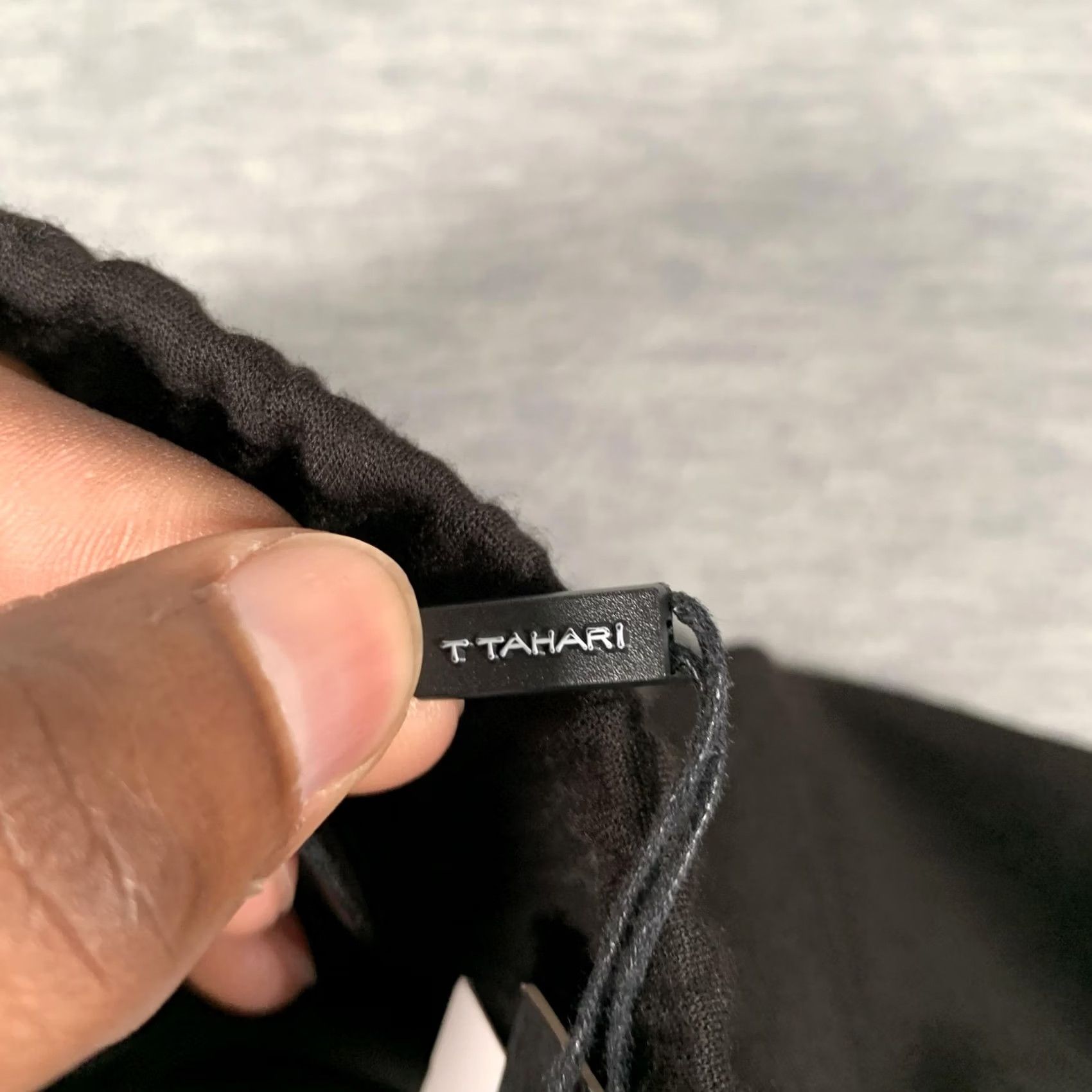 Vintage T Tahari Sweatpants Women S Black Modal Jersey Elastic Waist Size S / US 4 / IT 40 - 7 Thumbnail