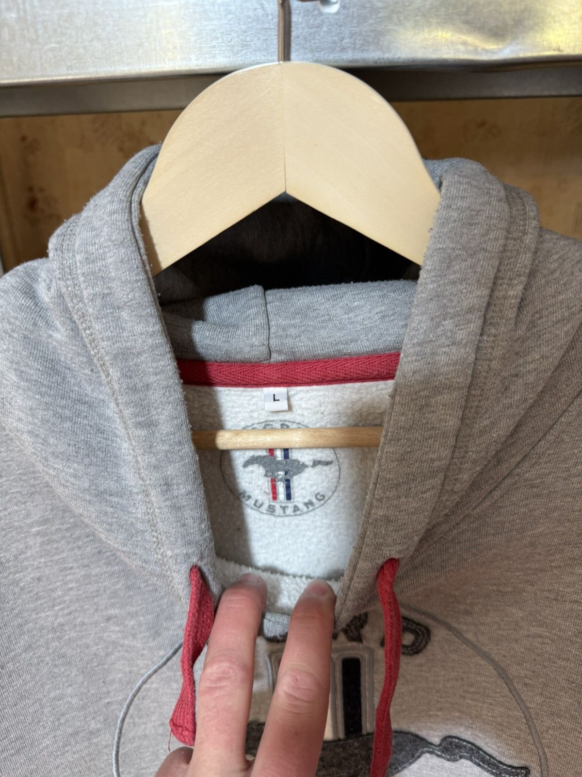 Ford × Vintage Rare Ford Mustang Racing Retro NASCAR Hoodie Y2K Hype Size US L / EU 52-54 / 3 - 4 Thumbnail