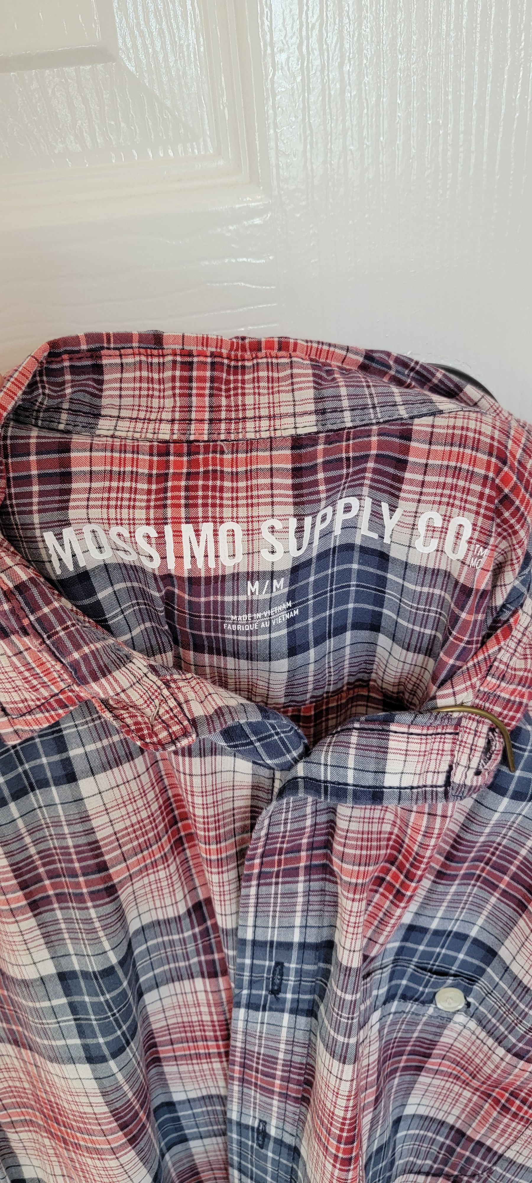 Mossimo Red plaid shirt Size US M / EU 48-50 / 2 - 2 Thumbnail