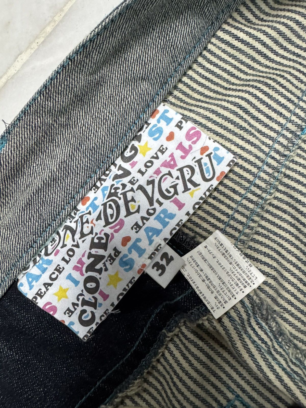 Hysteric Glamour 💥Insane 90s Clone Devgru Mudwash Faded Hickory Surf Jean Size US 32 / EU 48 - 14 Thumbnail