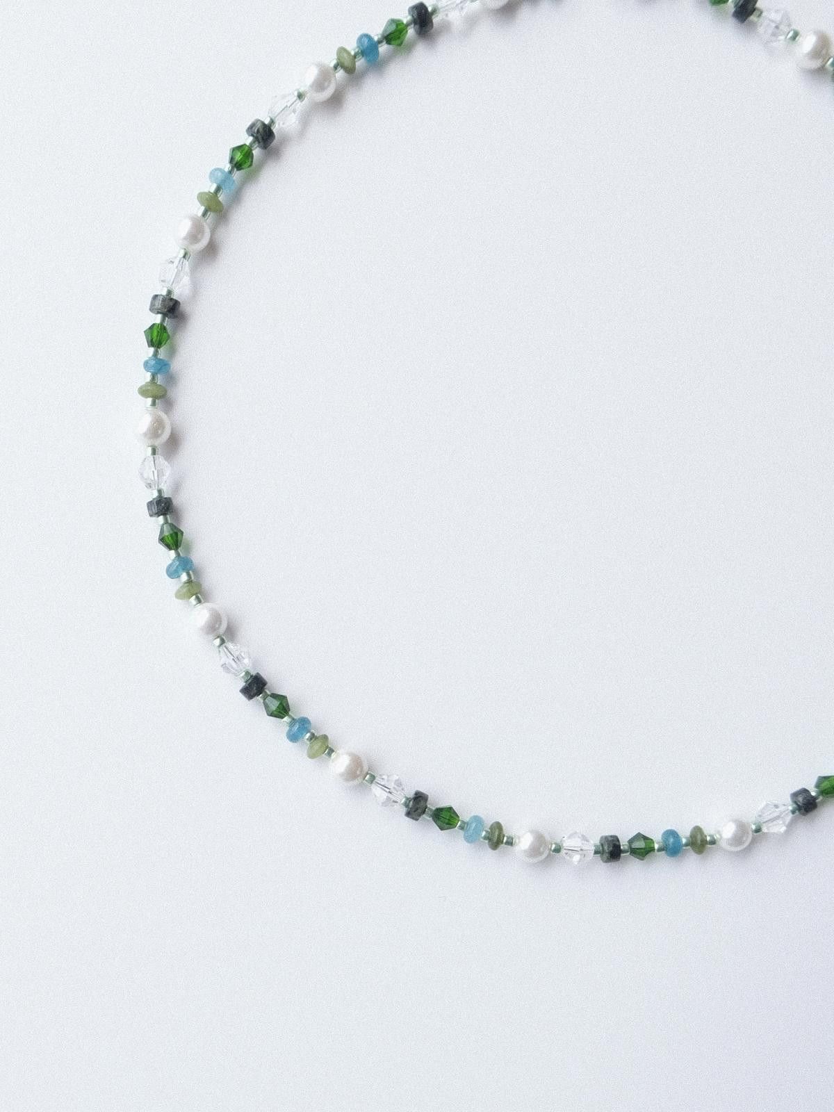 Handmade Summer Vibe Natural Shell Pearl Handmade Beaded Necklace Size ONE SIZE - 7 Thumbnail