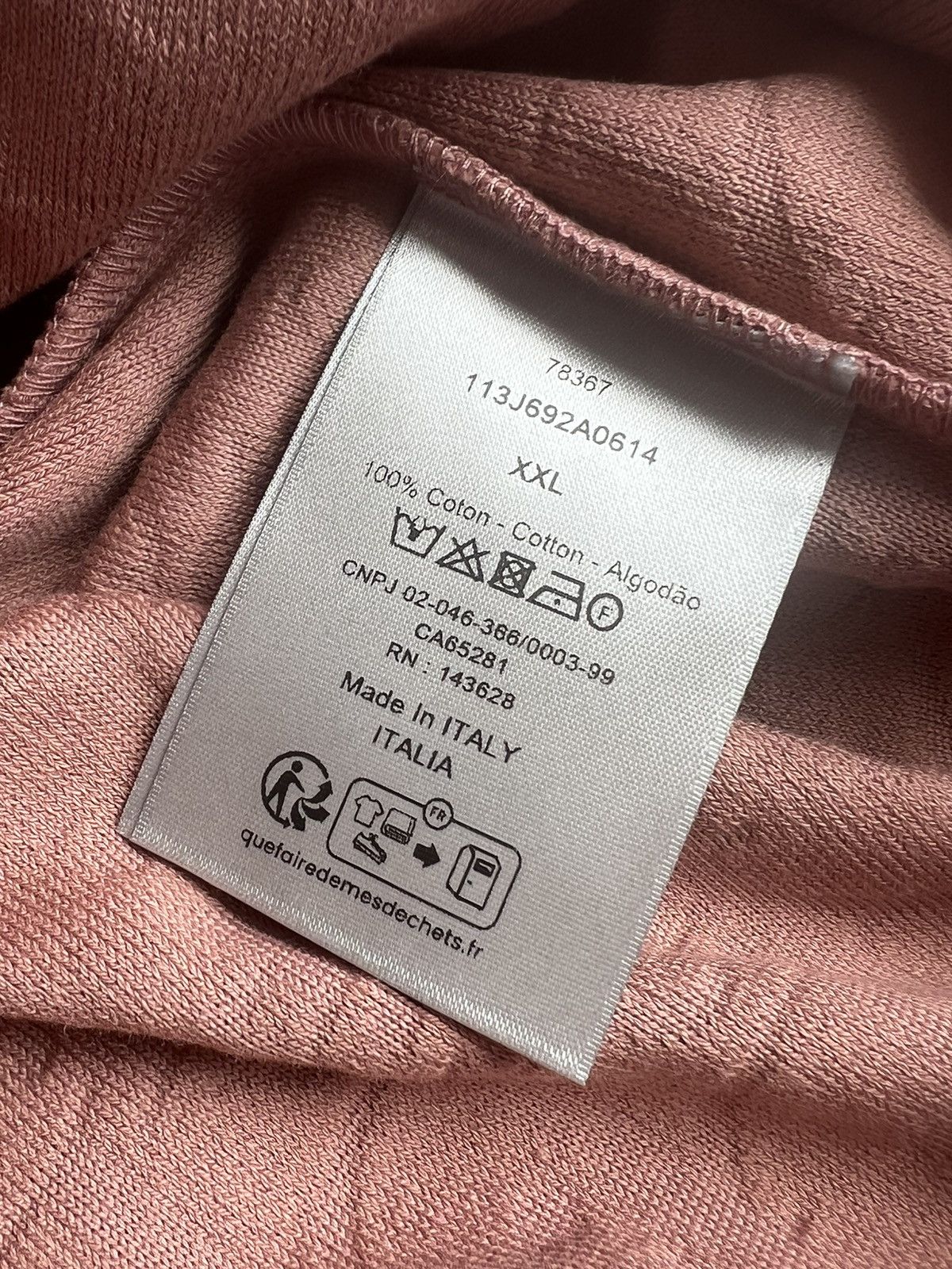 Dior × Kim Jones 🔥 Dior Essential Oblique Terry Cotton Relaxed fit Top Size US XXL / EU 58 / 5 - 10 Thumbnail