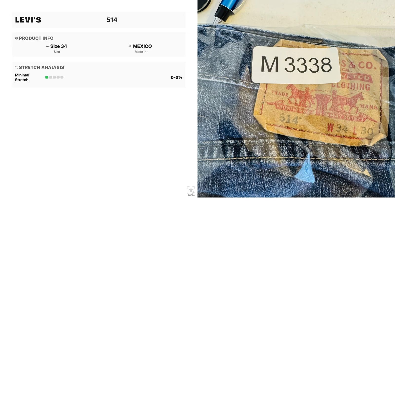 Levi's Levi's 514 Shorts Mens 34 Blue Bermuda Slim Straight 12 Inseam 5-Pocket Zip Fly Button Closure Size US 34 / EU 50 - 9 Thumbnail