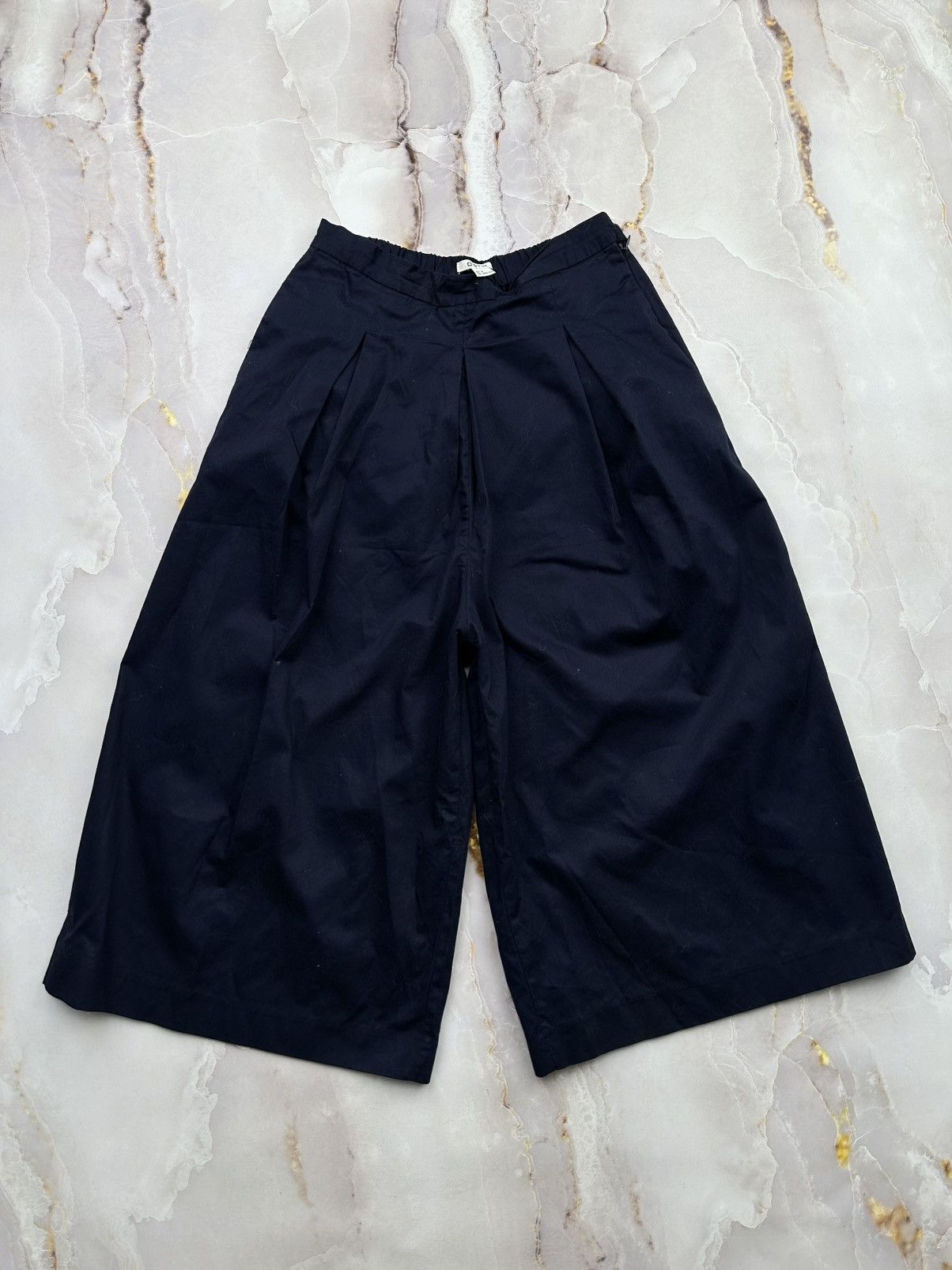 Japanese Brand Vintage Wide Cropped Pants Size 25" / US 0 / IT 36 - 1 Thumbnail