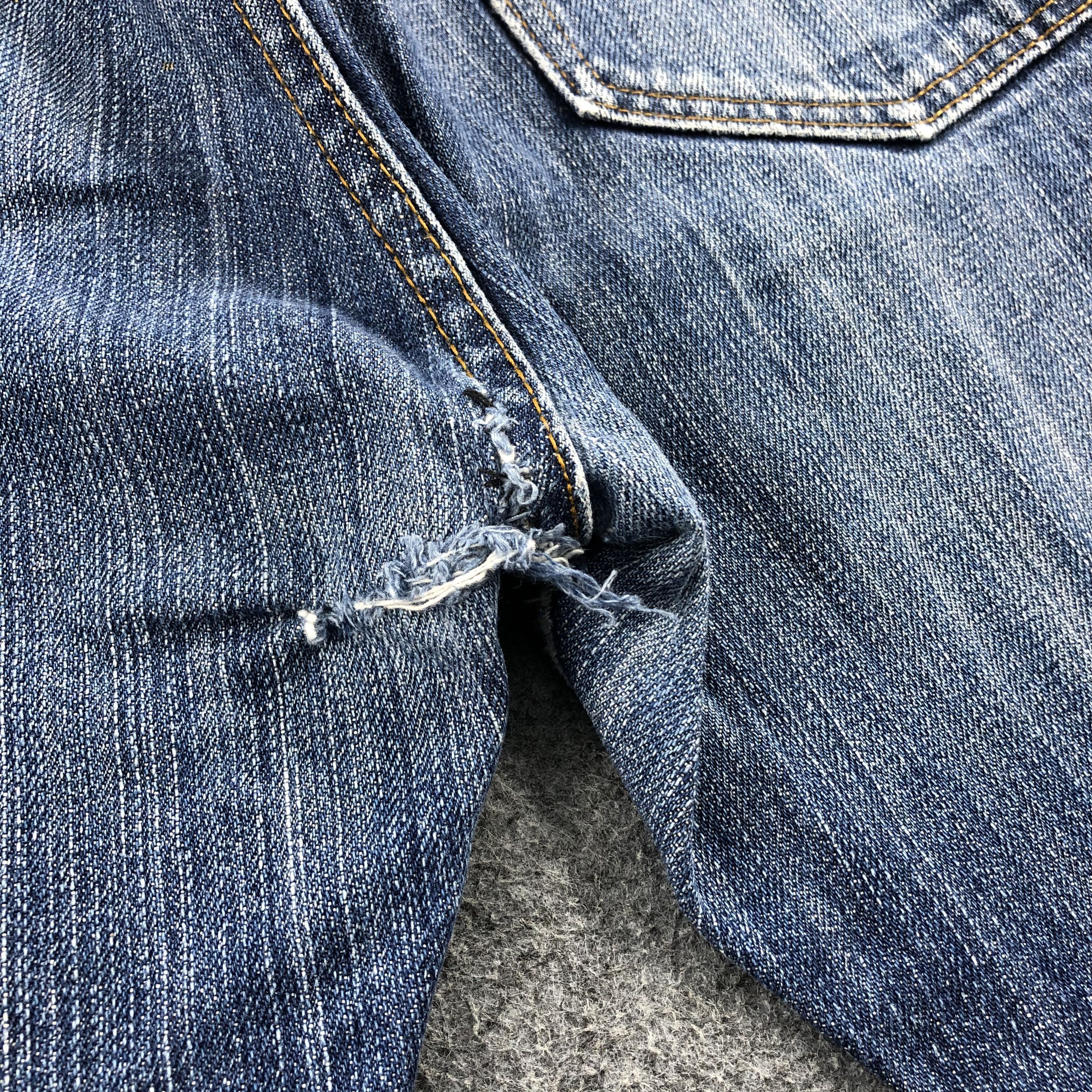 Levi's × Vintage Vintage 90s Blue Wash Levis 501 Jeans-JM1384 Size US 38 / EU 54 - 6 Thumbnail