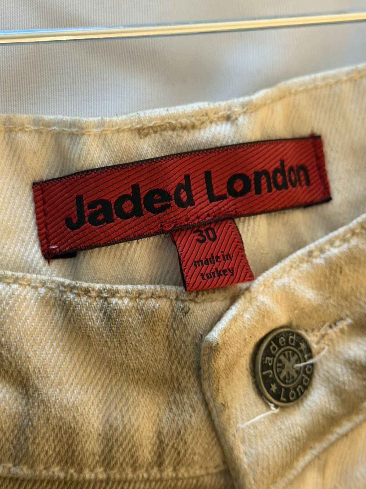 Jaded London Jaded London Sand Oil Wash Colossus Jeans Size US 30 / EU 46 - 2 Thumbnail