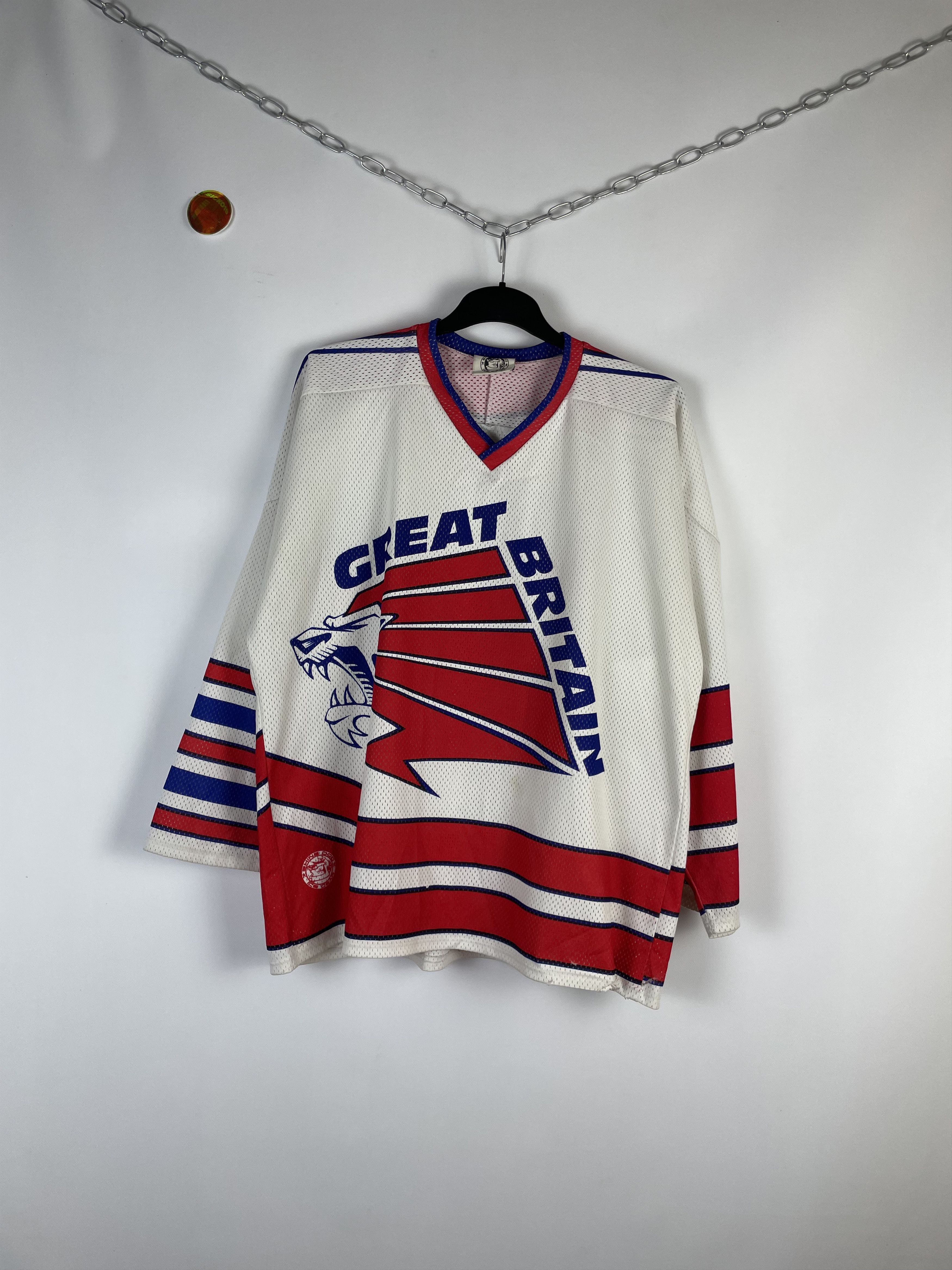 NHL Great Britain Team Ice Hockey Jersey shirt Size US L / EU 52-54 / 3 - 2 Thumbnail