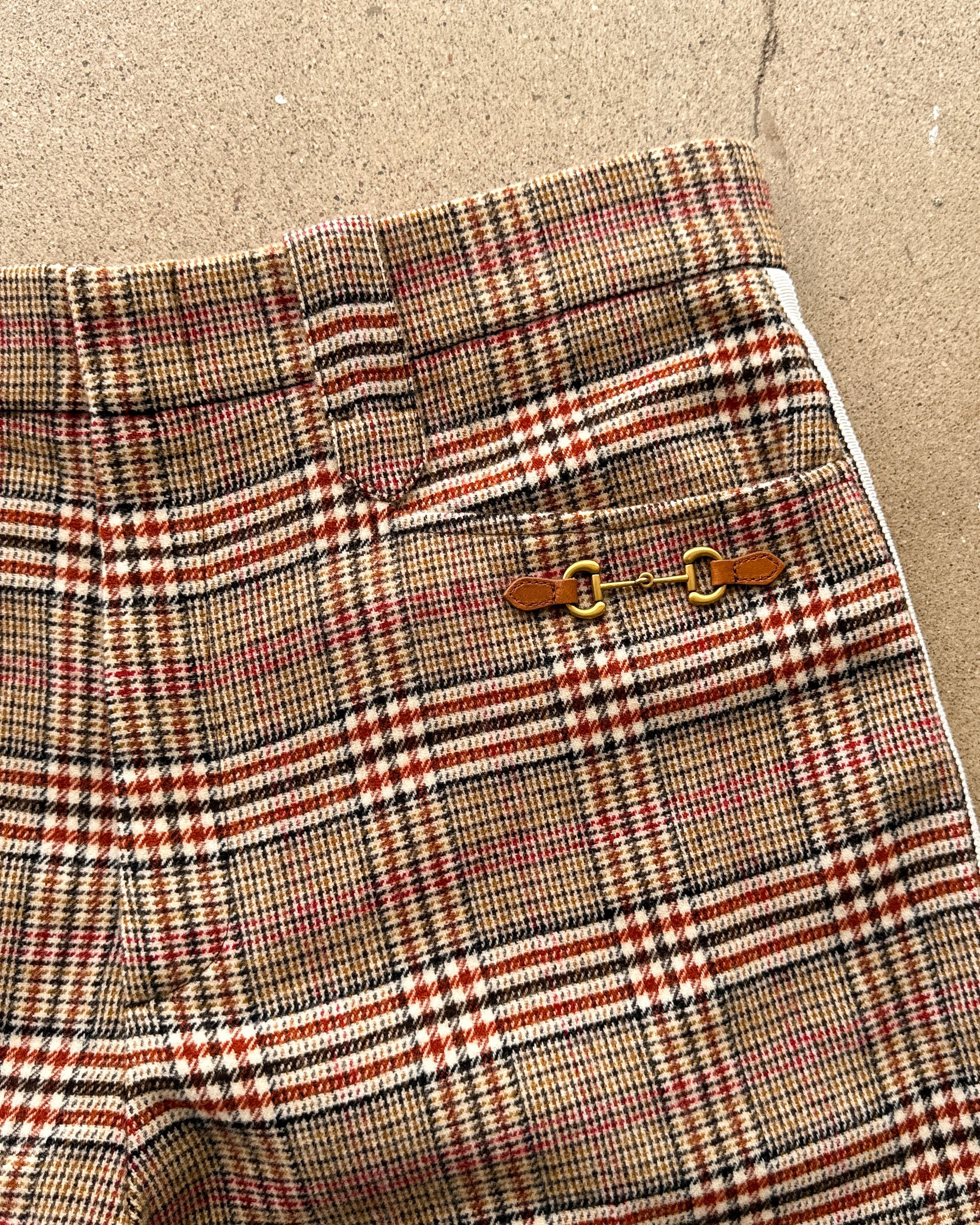 Adidas × Gucci Gucci x Adidas Check Plaid Wool Horsebit Trouser Size 50 Size US 34 / EU 50 - 13 Thumbnail