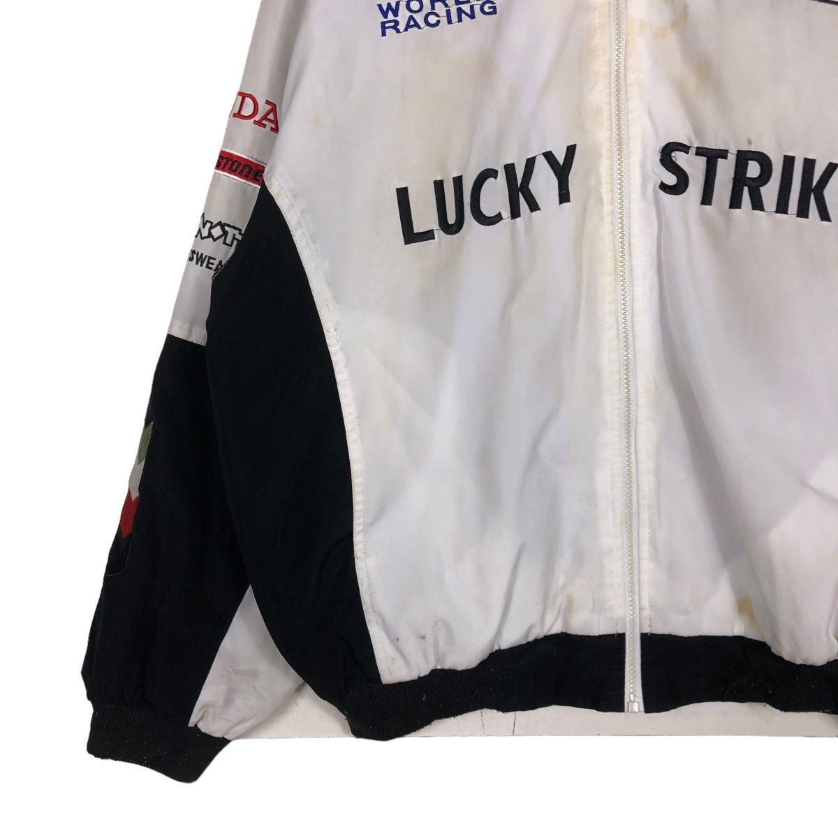 Hein Gericke 🔥VINTAGE BIKER JACKET RACING LUCKY STRIKE BIG LOGO Size US XXL / EU 58 / 5 - 6 Thumbnail
