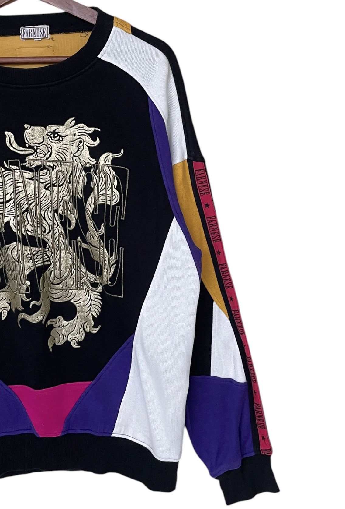 Japanese Brand × Vintage Vintage Japanese Brand Farnese Multicolour Sweatshirt 1990s Size US M / EU 48-50 / 2 - 6 Thumbnail