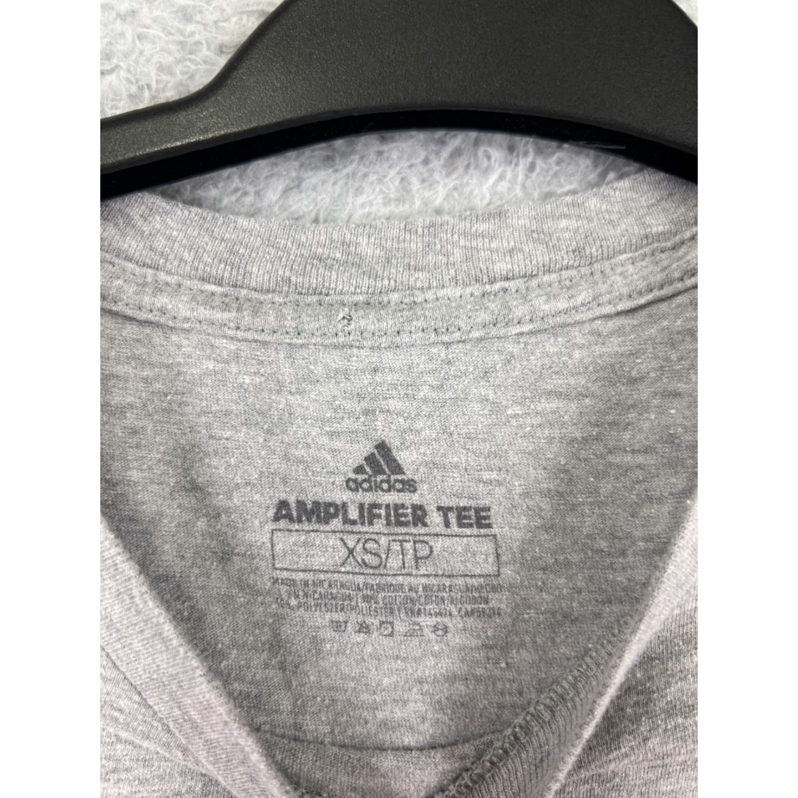 Adidas Adidas Shirt Men XS Gray Camouflage Logo Cotton 3 Stripes Jersey Shirt Sports Size US XS / EU 42 / 0 - 4 Thumbnail