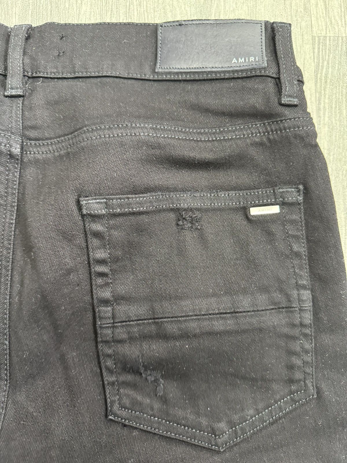 Amiri Amiri Black Bandana Thrasher Jeans Size US 31 - 8 Thumbnail