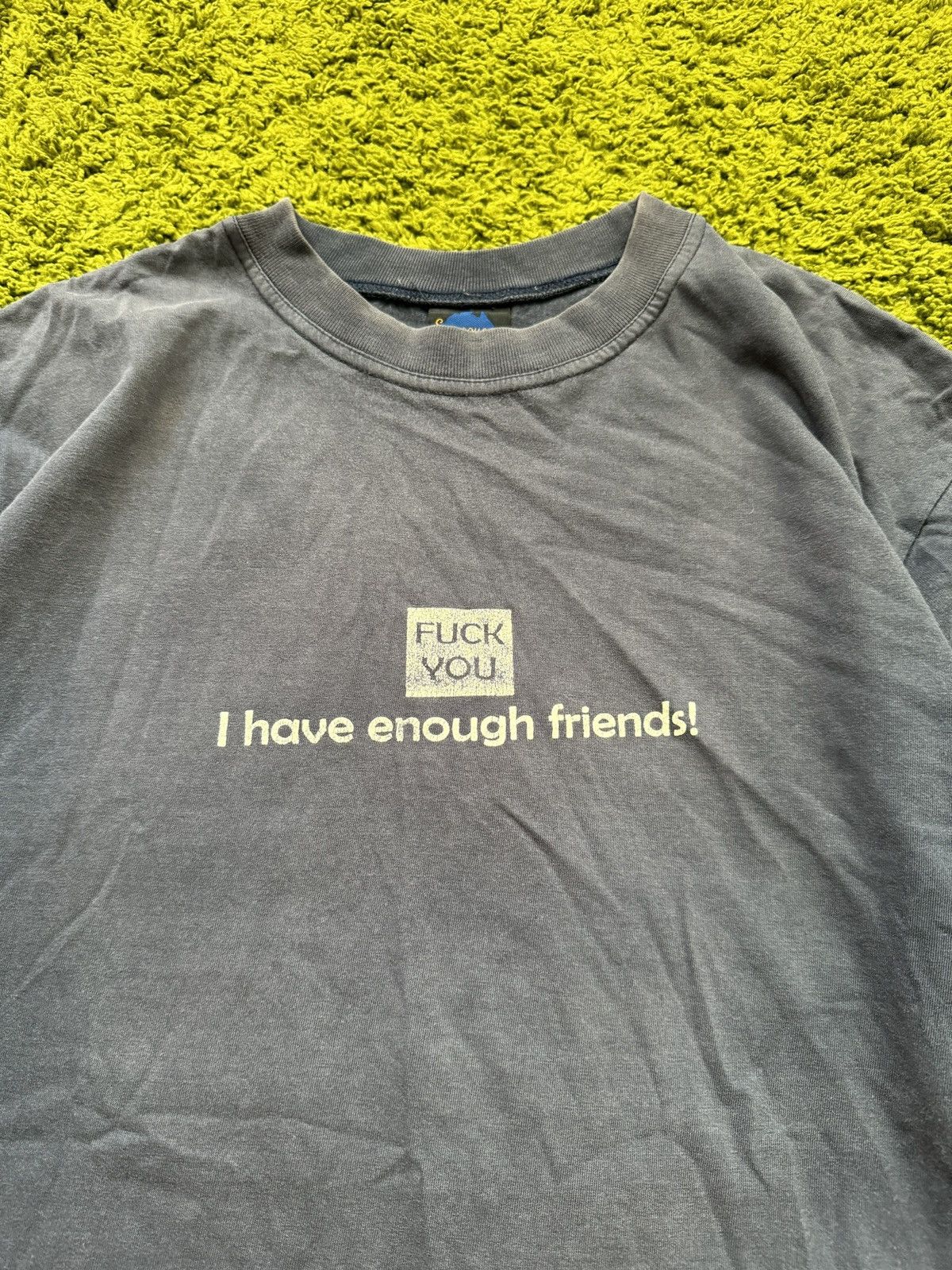 Band Tees × Vintage 1990s vintage I have enough friends t-shirt Size US XL / EU 56 / 4 - 3 Thumbnail