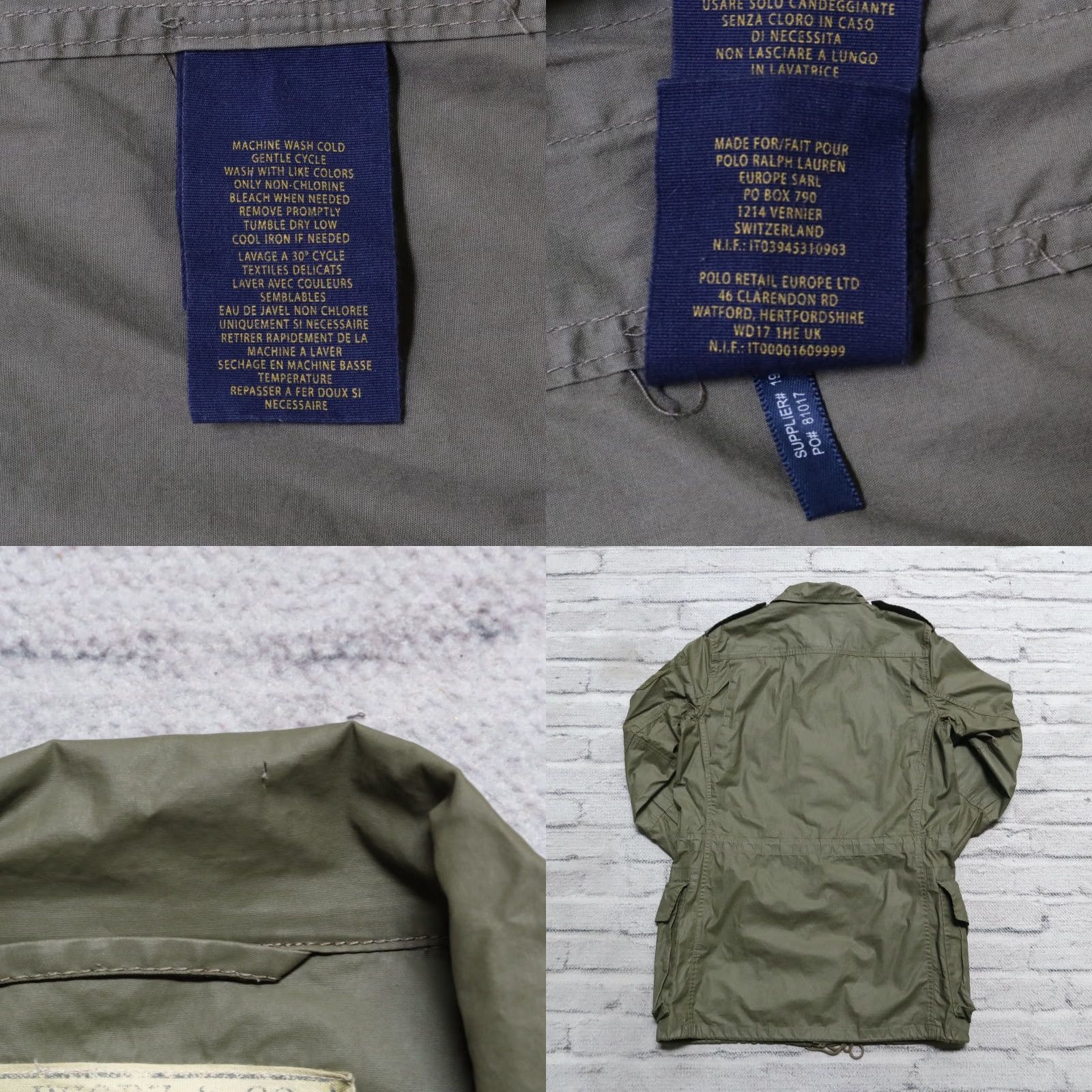 Ralph Lauren VINTAGE Rugby Ralph Lauren Military Style Jacket size S green Size US S / EU 44-46 / 1 - 10 Thumbnail
