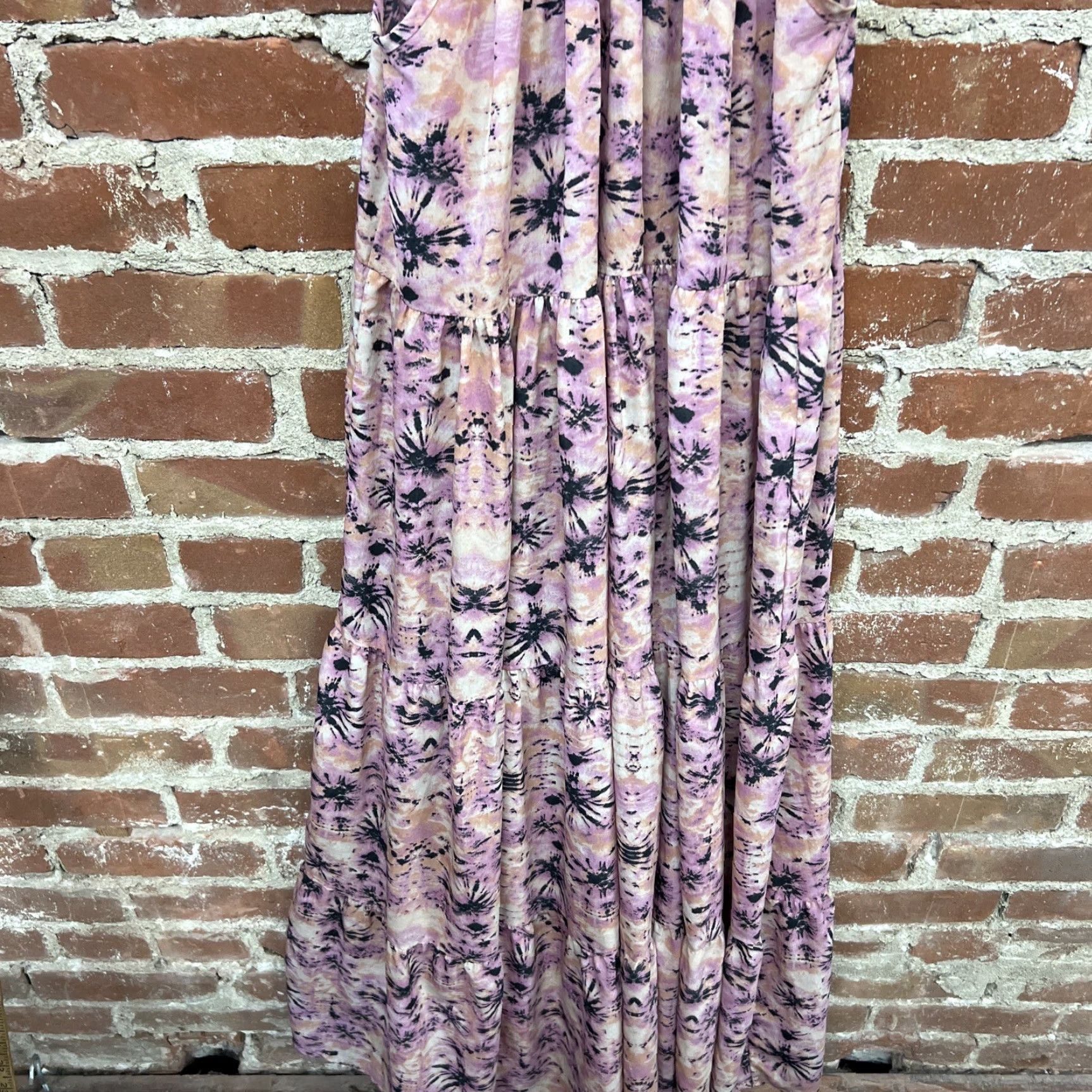 Anthropologie VINTAGE Anthropologie Boemo Maxi Dress Large Pink Floral Sleeveless Womens Size L / US 10 / IT 46 - 6 Thumbnail